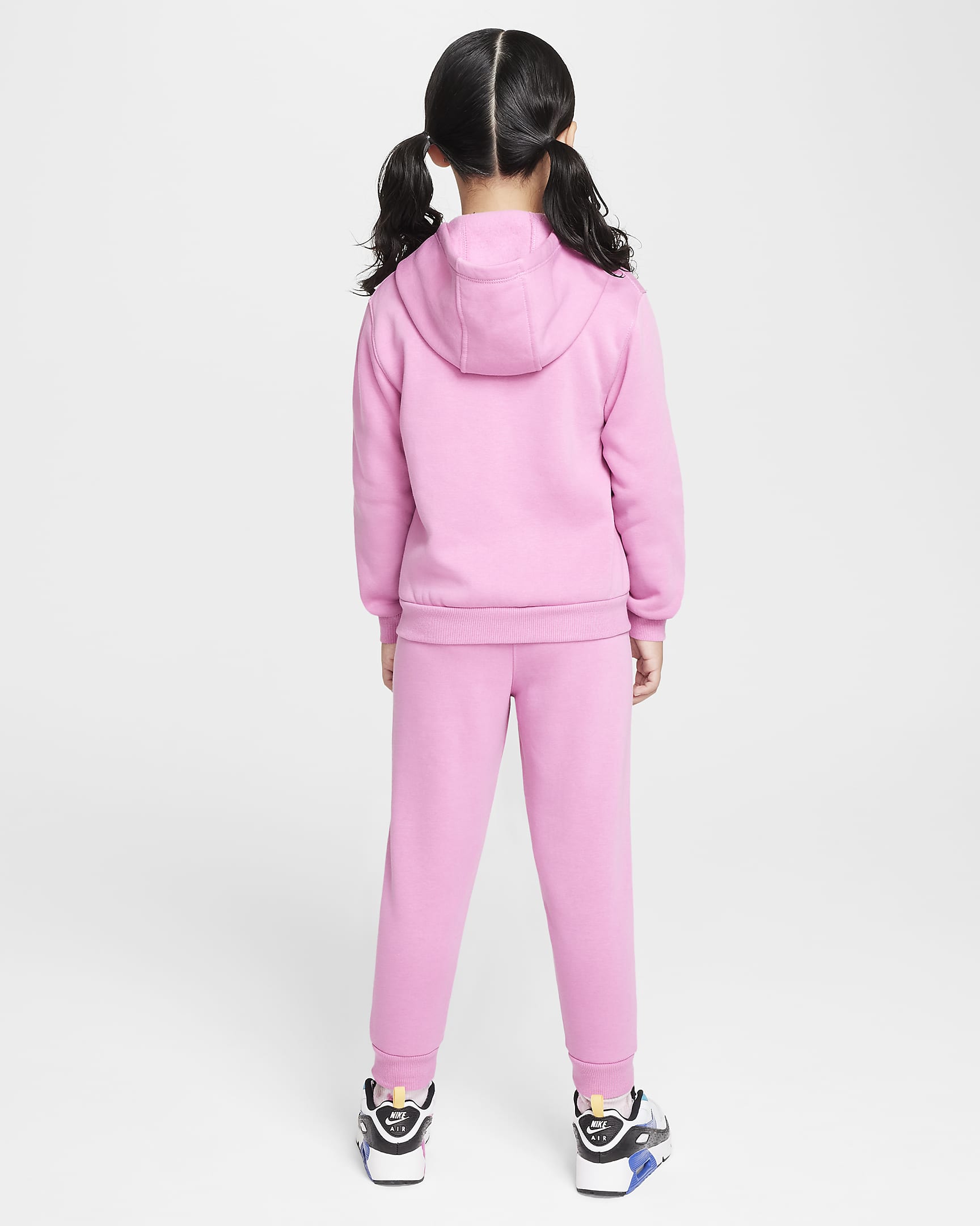 Nike Full-Zip Club Set Little Kids 2-Piece Hoodie Set - Magic Flamingo