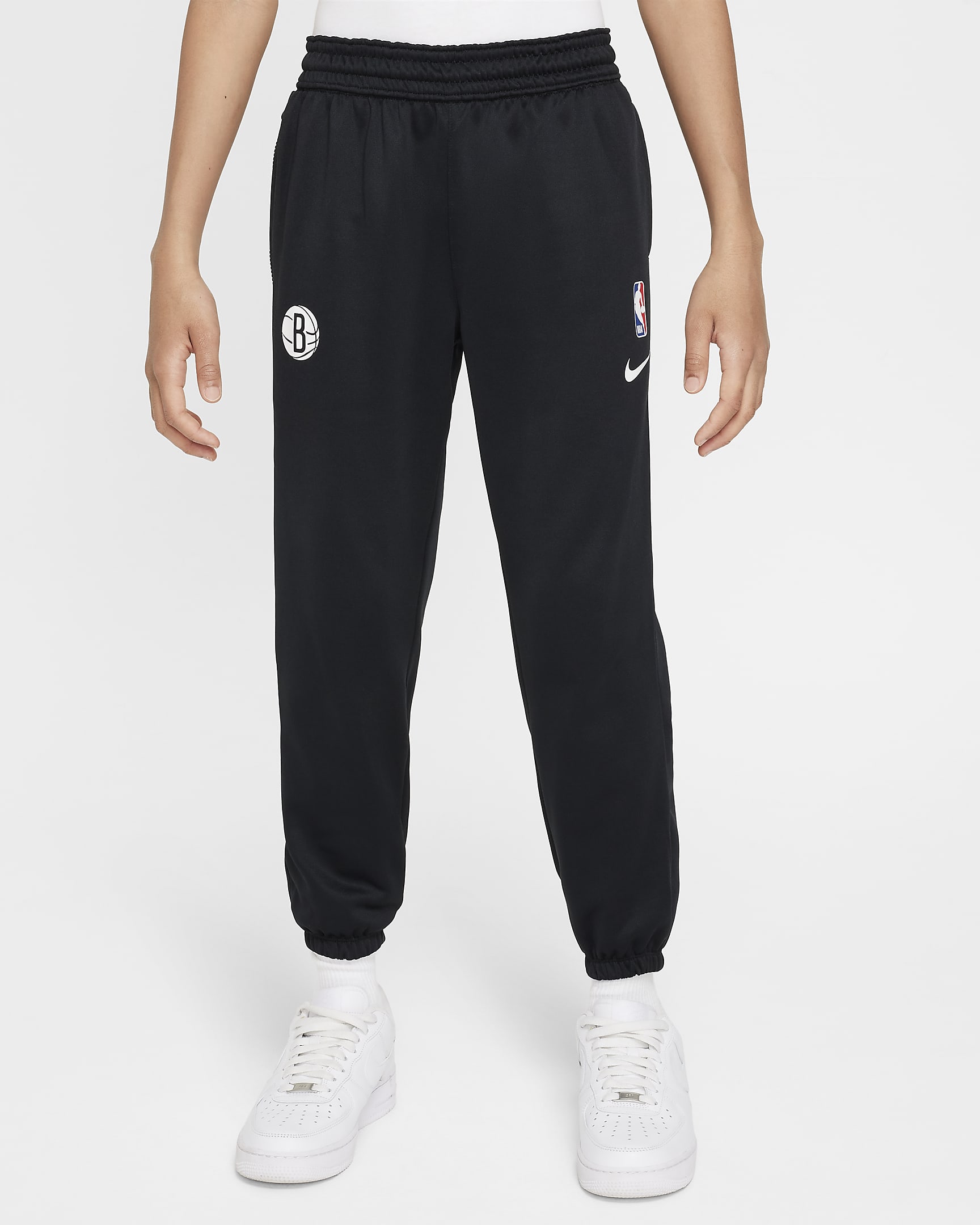 Brooklyn Nets Spotlight Pantalón Nike Dri-FIT de la NBA - Niño/a - Negro