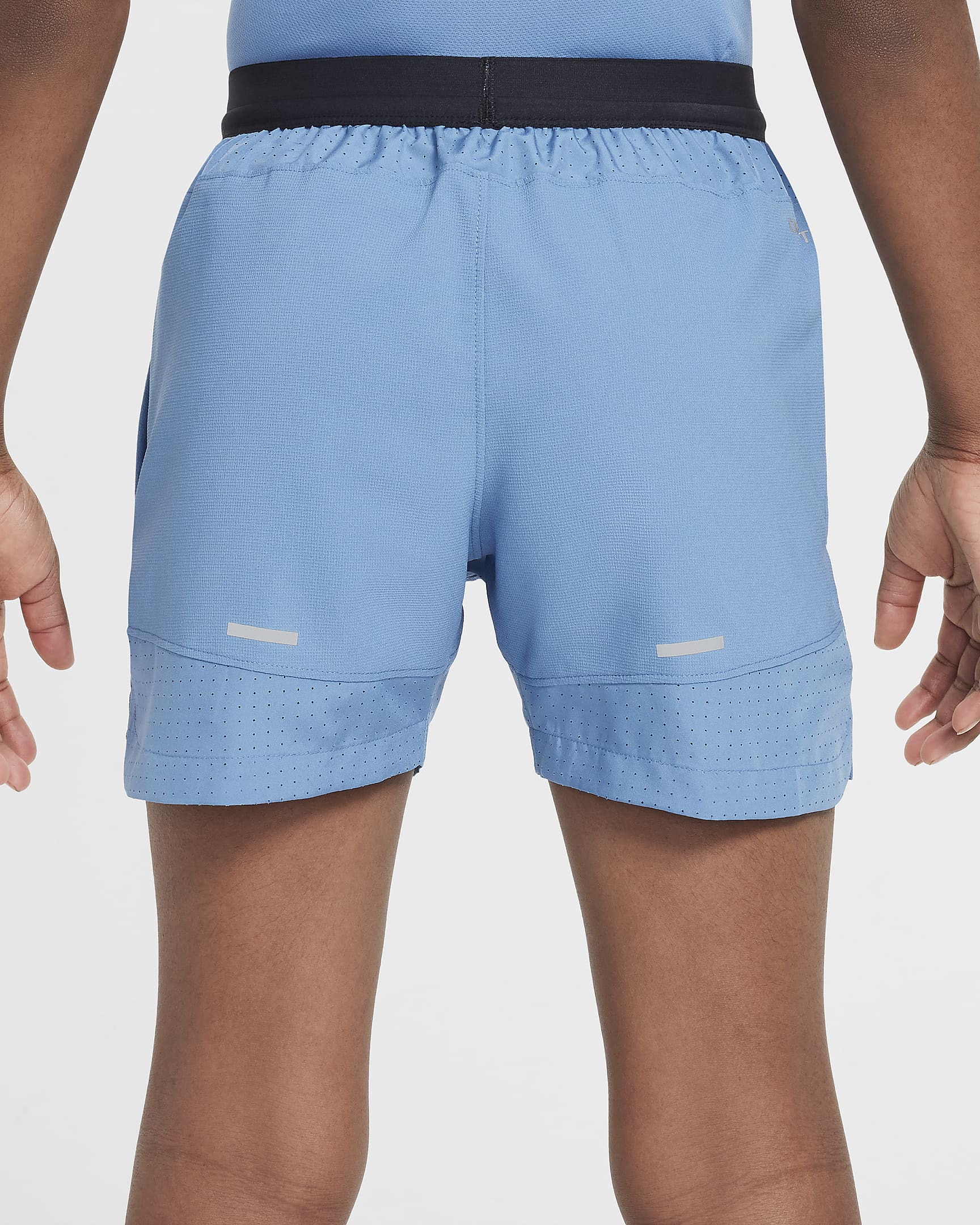 Nike Multi Tech EasyOn Dri-FIT treningsshorts til store barn (gutt) - Aegean Storm/Svart