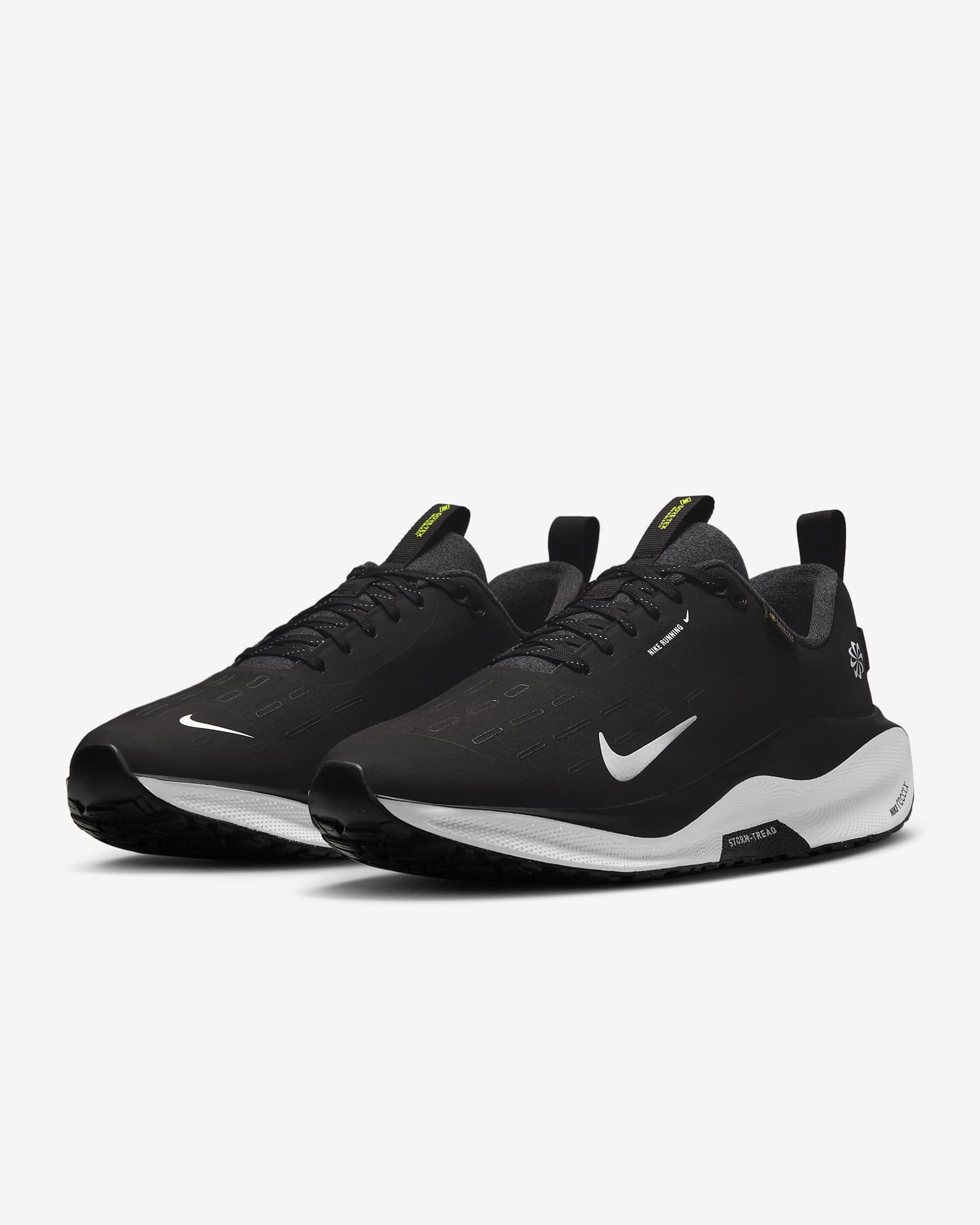 Męskie wodoszczelne buty do biegania po asfalcie Nike InfinityRN 4 GORE-TEX - Czerń/Anthracite/Volt/Biel