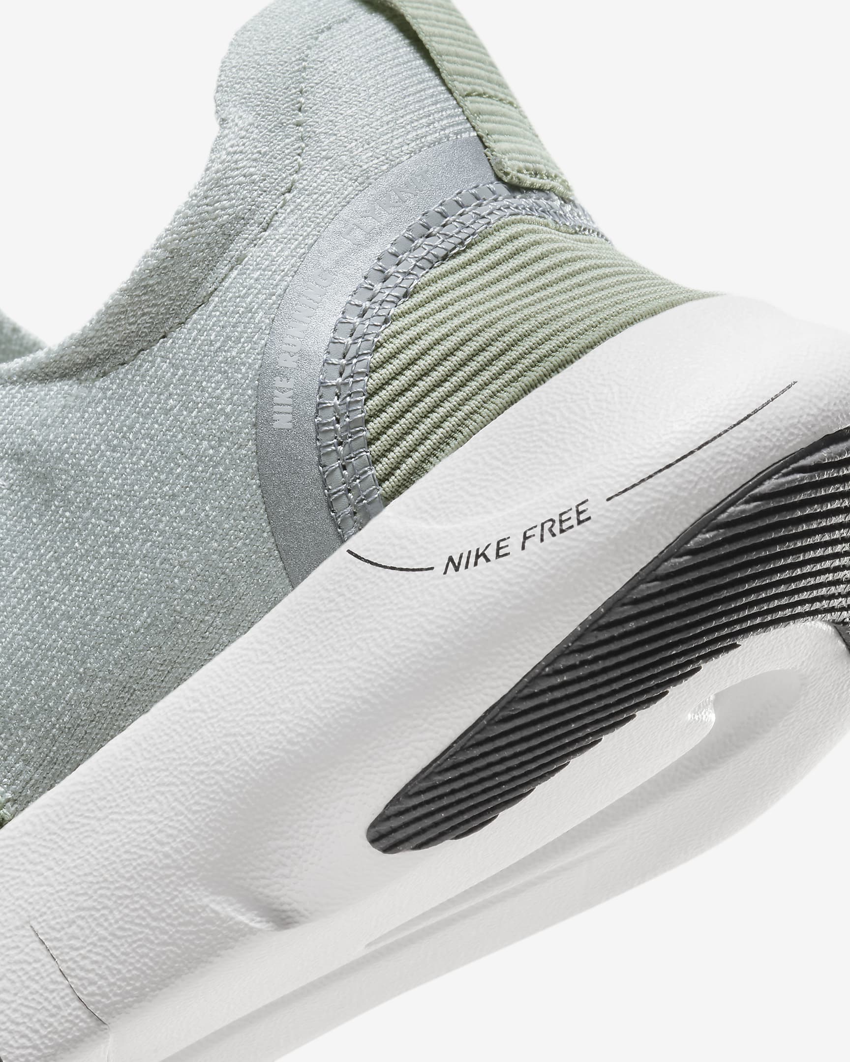 Nike Free RN NN hardloopschoenen voor dames (straat) - Light Silver/Jade Horizon/Metallic Silver/Summit White