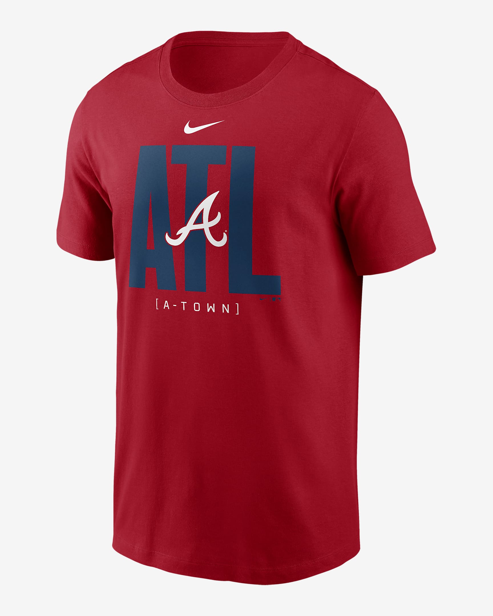 Atlanta Braves Team Scoreboard Men's Nike MLB T-Shirt - Red