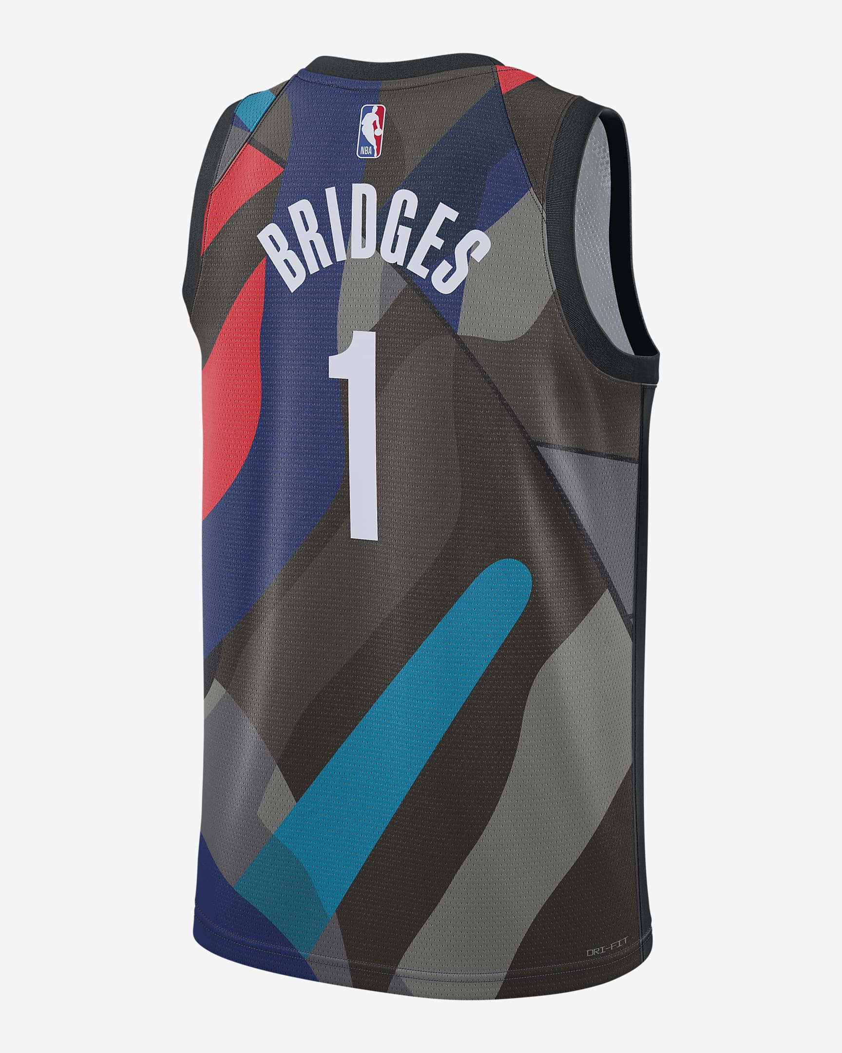 Mikal Bridges Brooklyn Nets City Edition 2023/24 Men's Nike Dri-FIT NBA ...