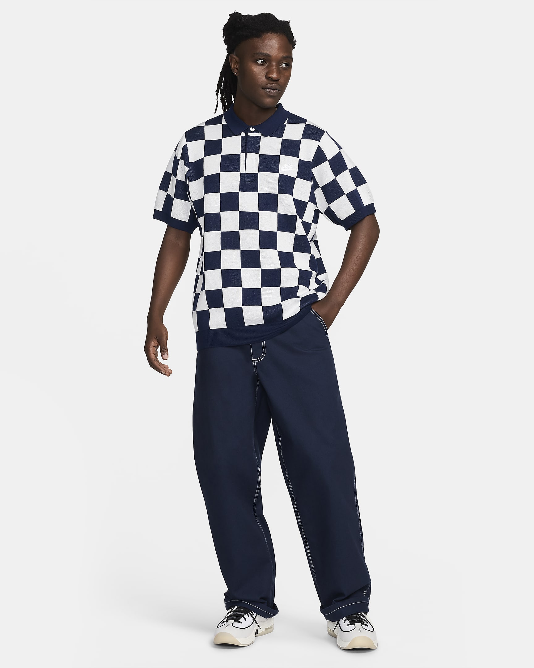 Nike Sportswear Club Men's Checkers Polo. Nike.com