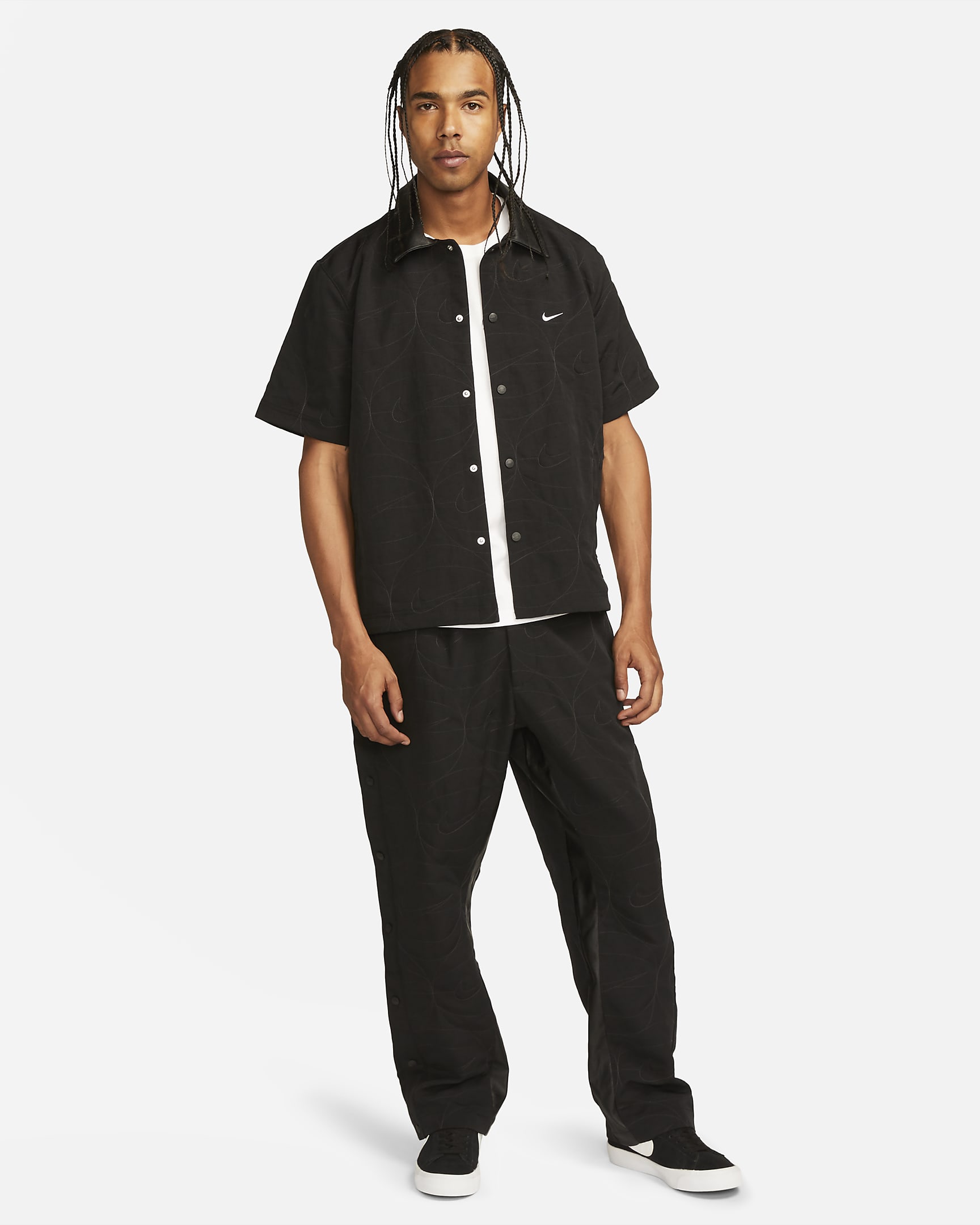 Nike Men's Woven Shortsleeve Basketball Top. Nike LU