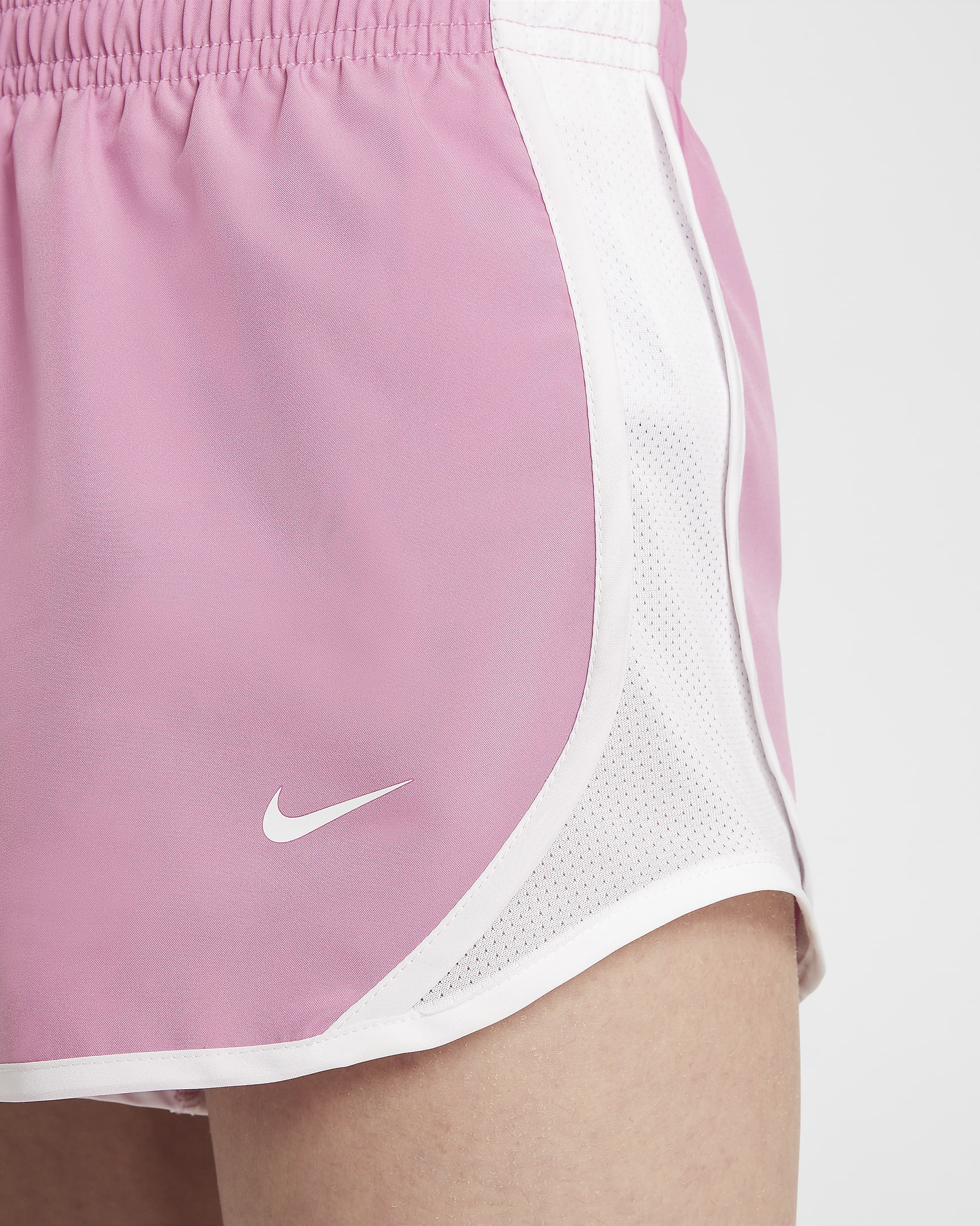 Nike Tempo Big Kids' (Girls') Dri-FIT Running Shorts - Magic Flamingo/White/White/White