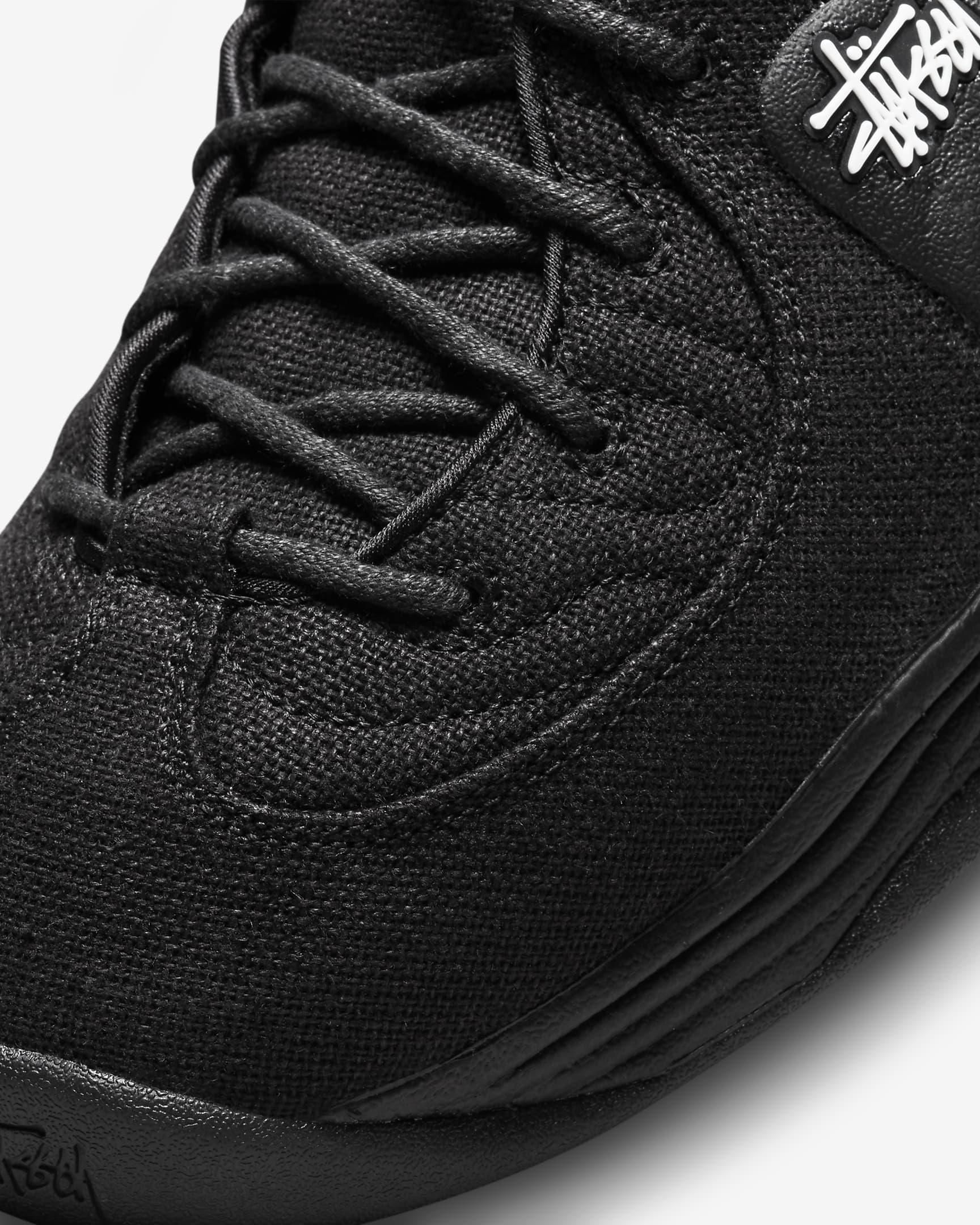 Nike Air Penny 2 x Stüssy Men's Shoes - Black/Black/White