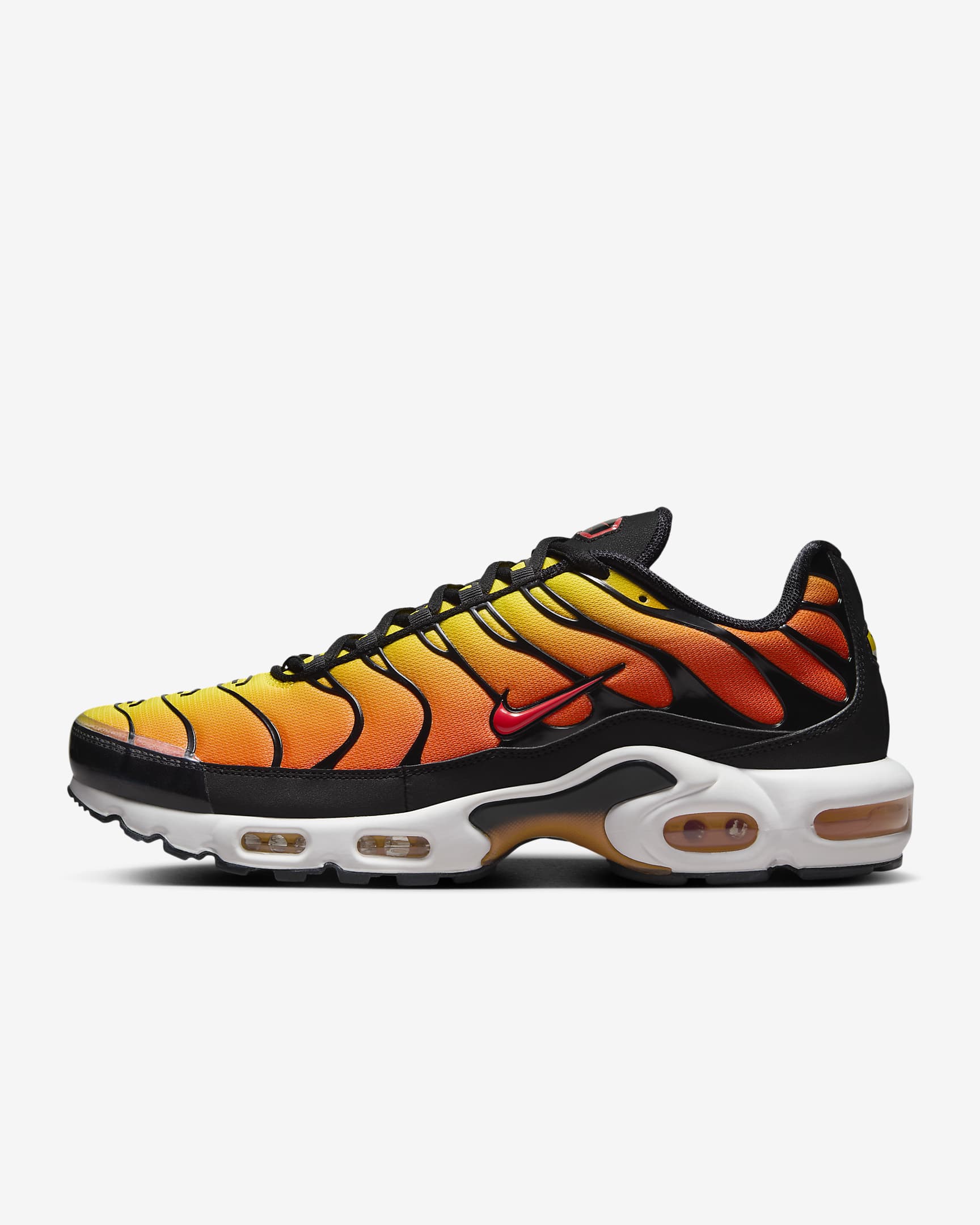 Nike Air Max Plus herenschoenen - Zwart/Bright Ceramic/Resin/Pimento