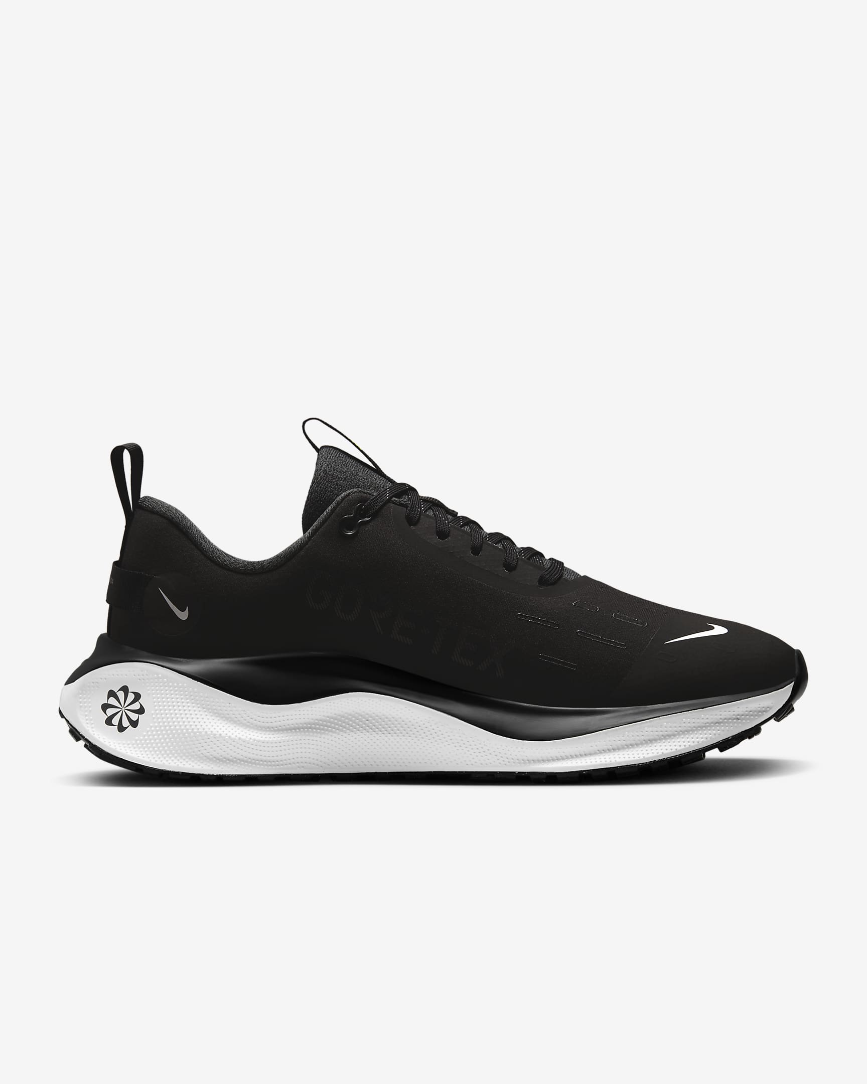 Tenis de correr en carretera impermeables para hombre Nike InfinityRN 4 GORE-TEX - Negro/Antracita/Volt/Blanco