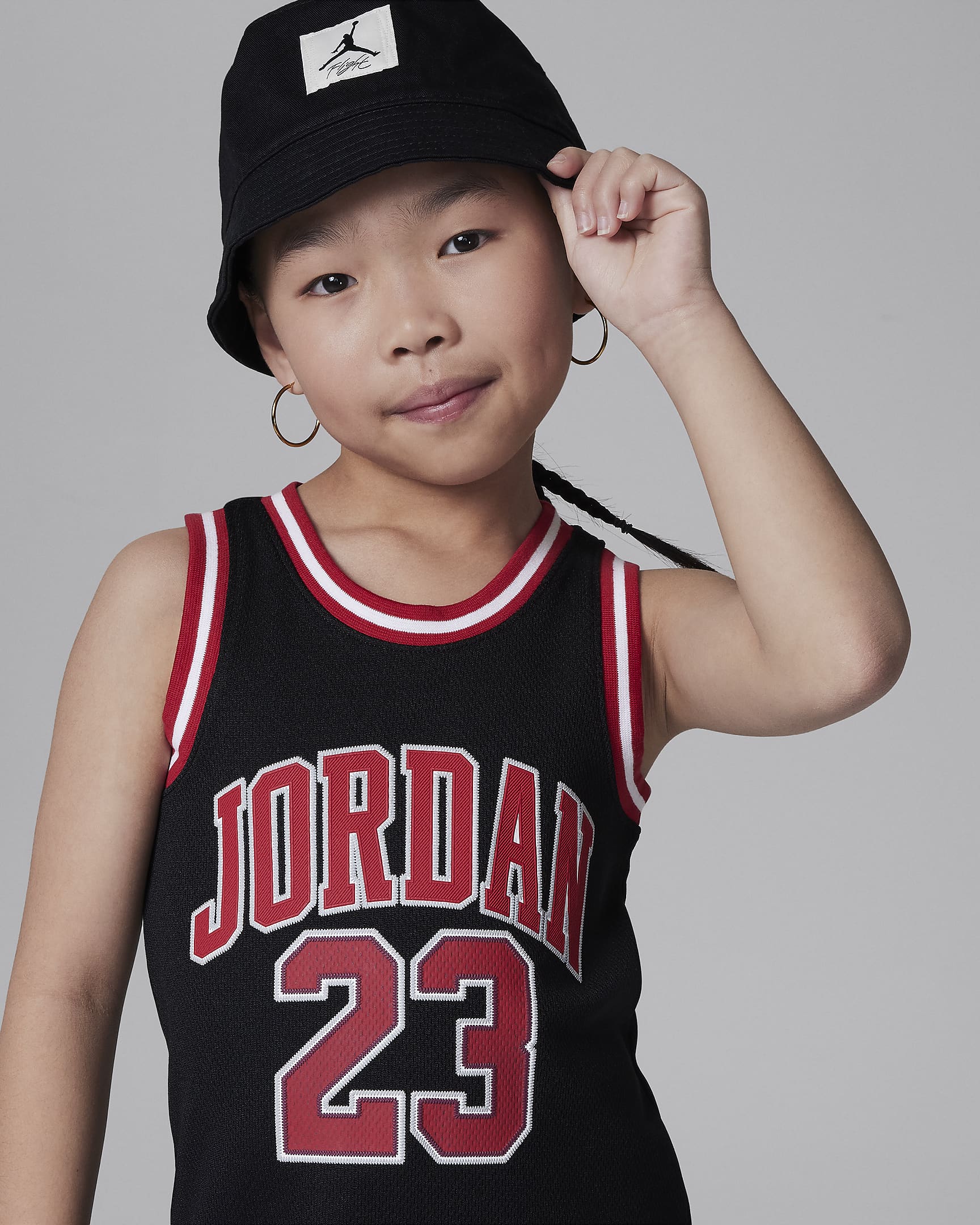 Jordan 23 Jersey kleuterjurk - Zwart