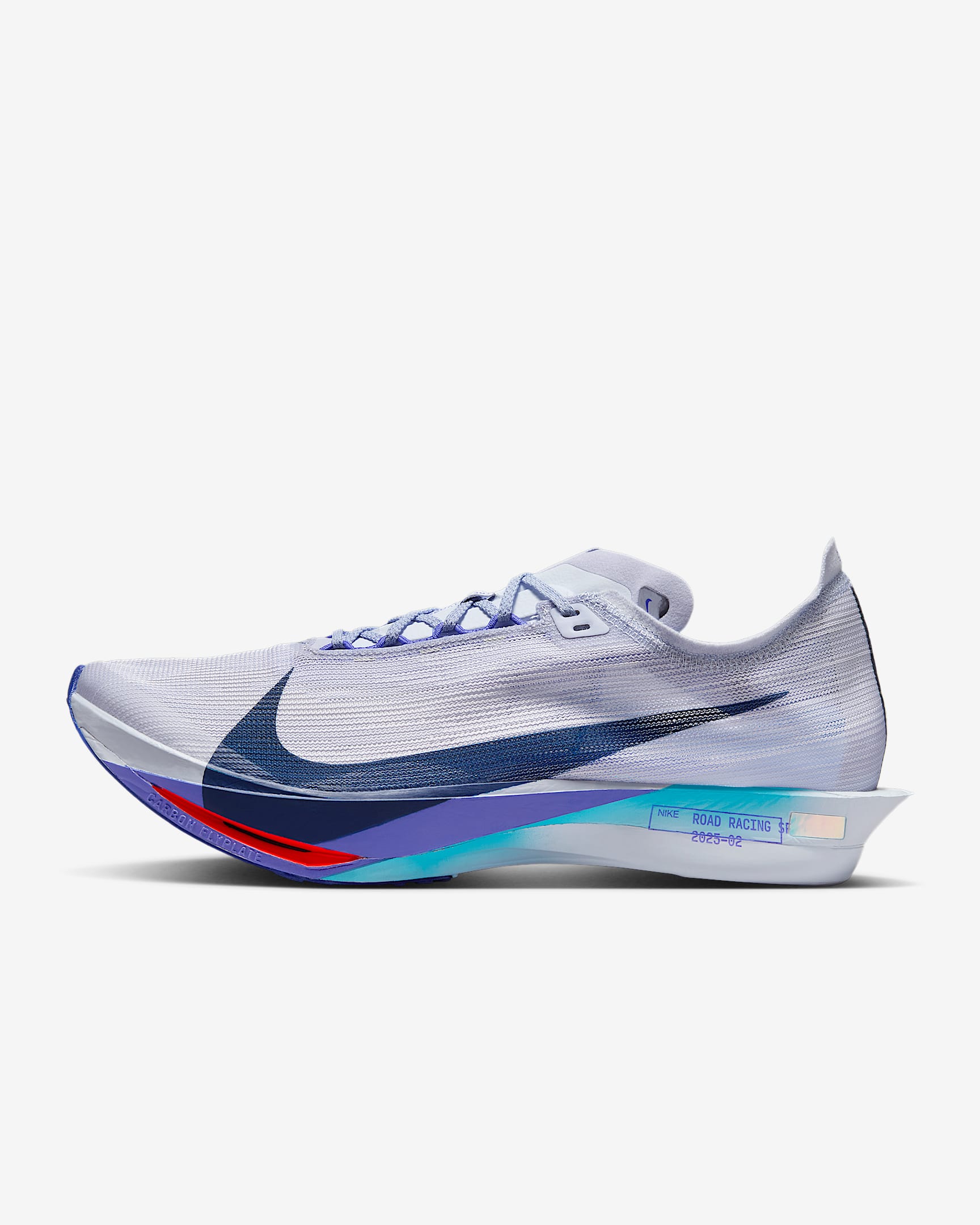 Nike Streakfly 2 Road Racing Shoes - Ghost/Persian Violet/Blue Lightning/Blue Void