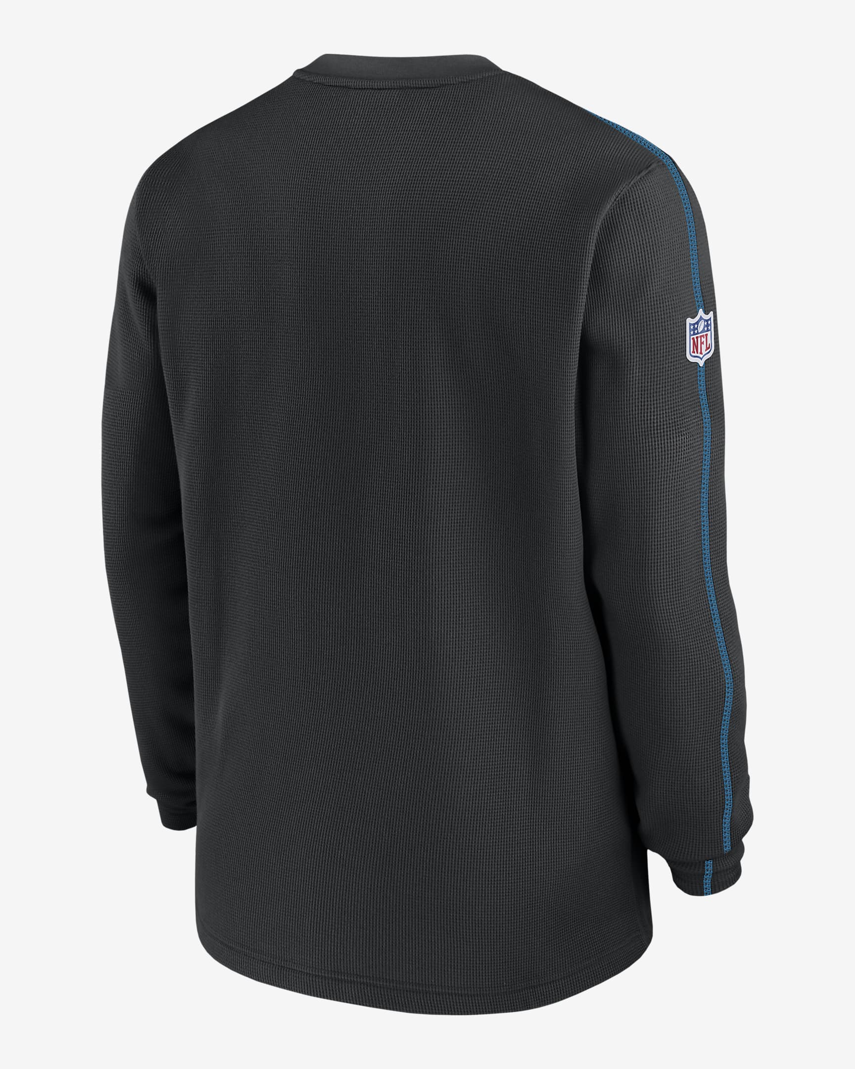 Carolina Panthers Sideline Coach Men’s Nike NFL Long-Sleeve Top - Black