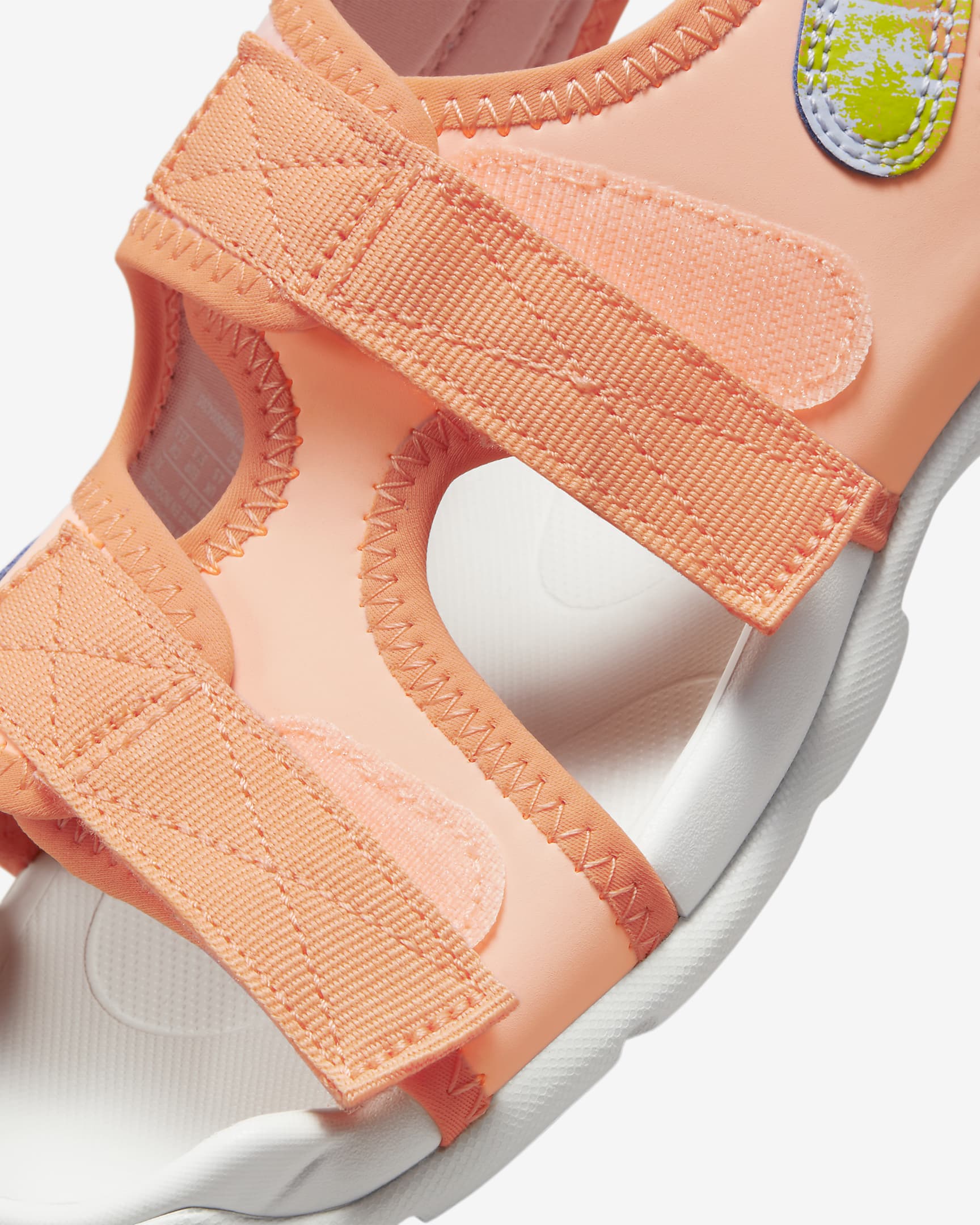 Sandały dla dużych dzieci Nike Sunray Adjust 6 SE - Arctic Orange/Photon Dust/Orange Trance/Wielokolorowe