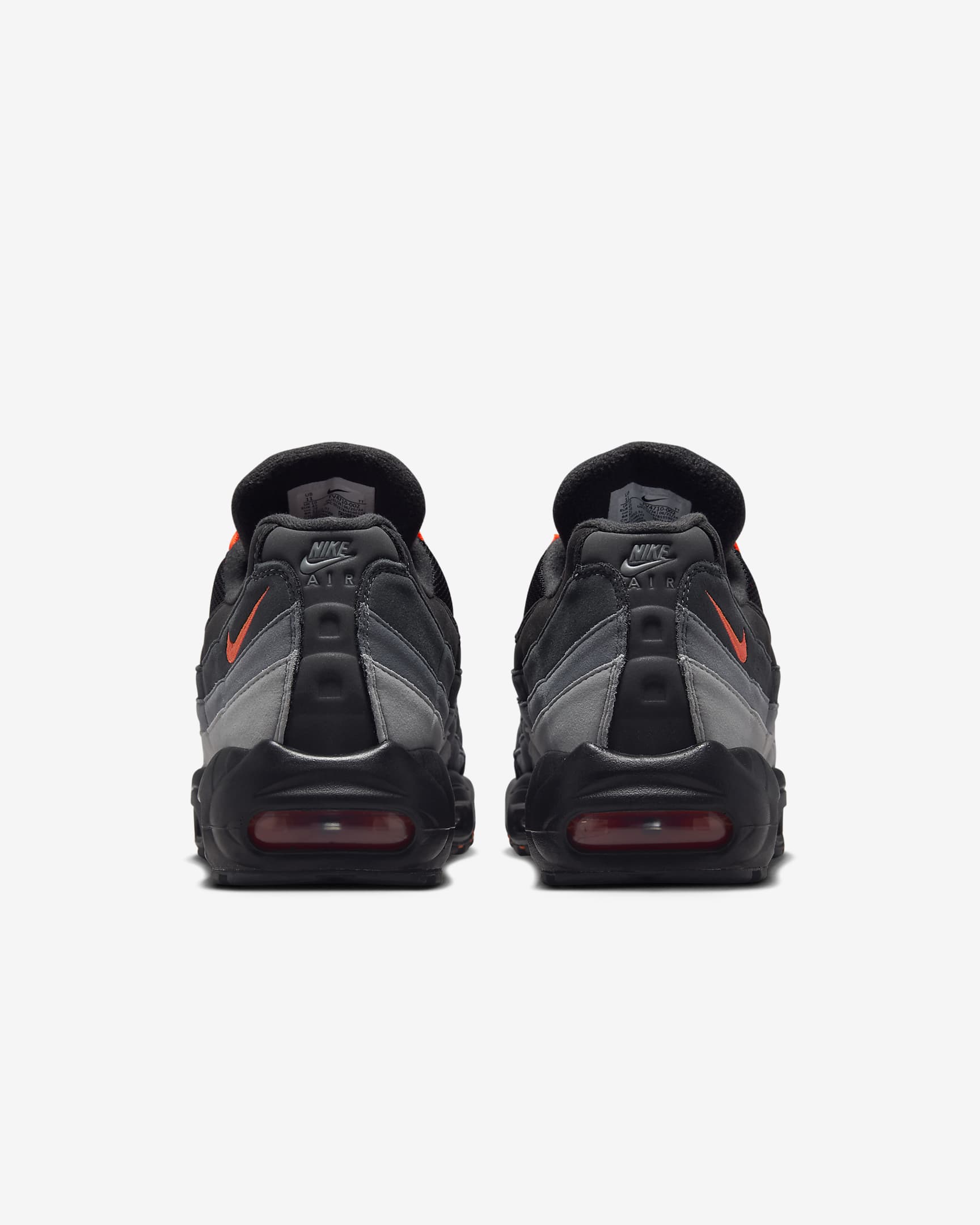 Nike Air Max 95 Herrenschuh - Schwarz/Anthracite/Smoke Grey/Hyper Crimson