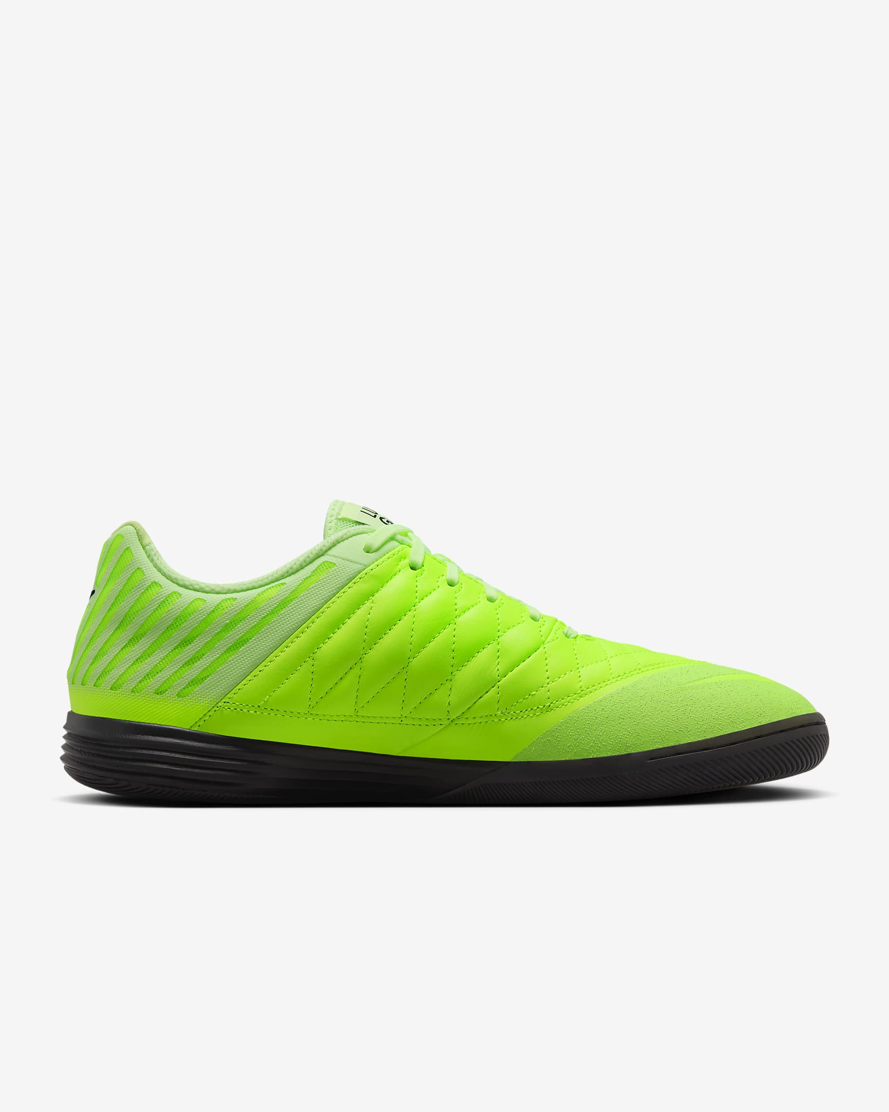 Nike Lunargato II Indoor/Court Low-Top Soccer Shoes - Black/Volt