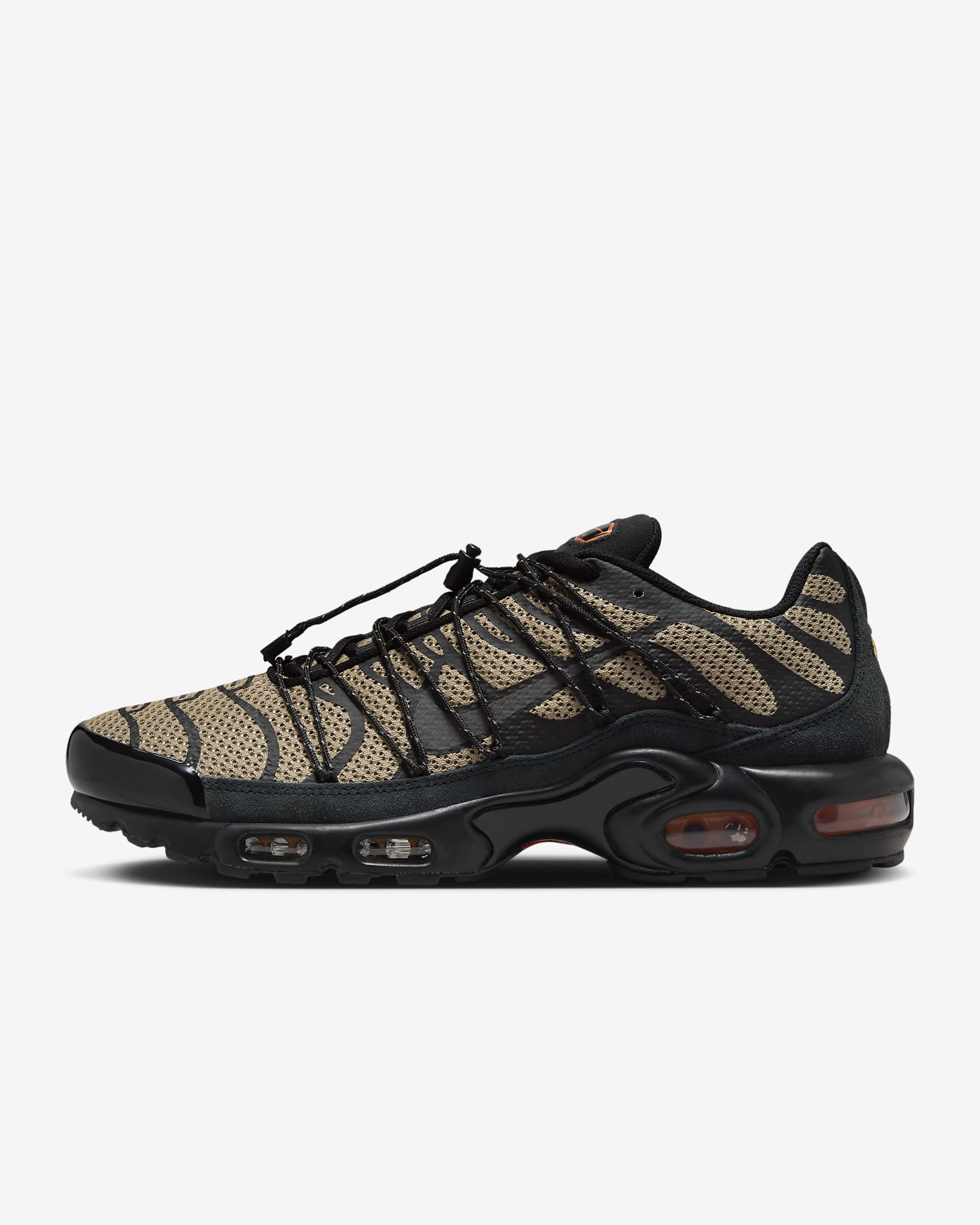 Nike Air Max Plus Utility Men's Shoes - Khaki/Safety Orange/Black