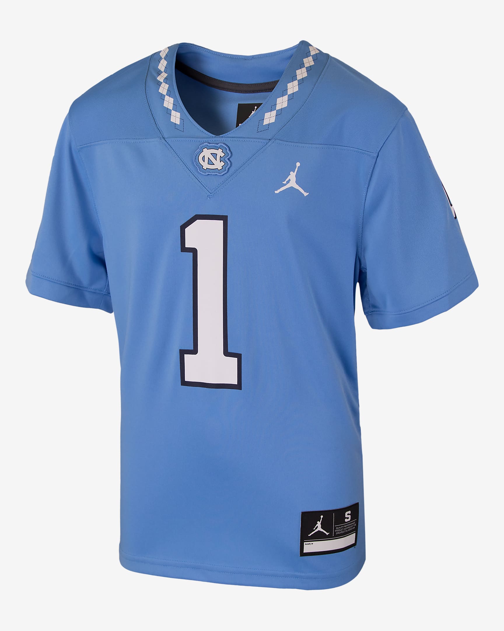 UNC Big Kids' Jordan College Football Replica Jersey.
