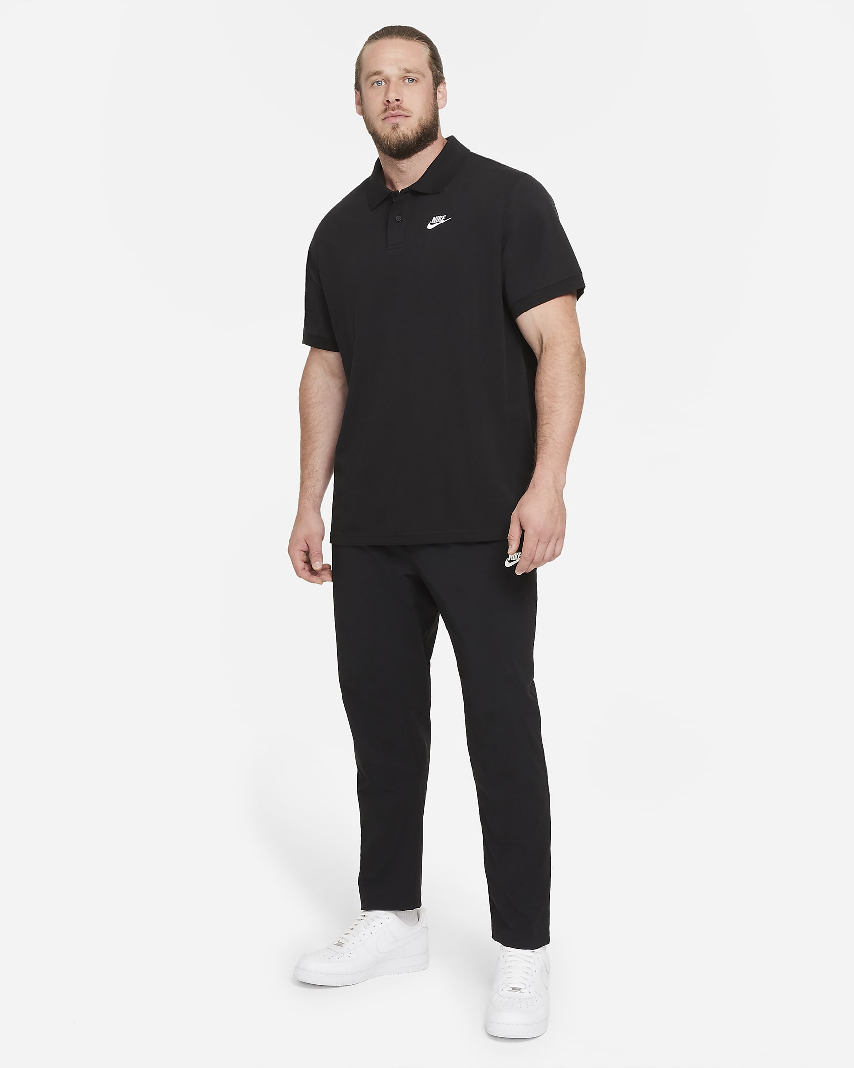 Nike Sportswear Men's Polo - Black/White