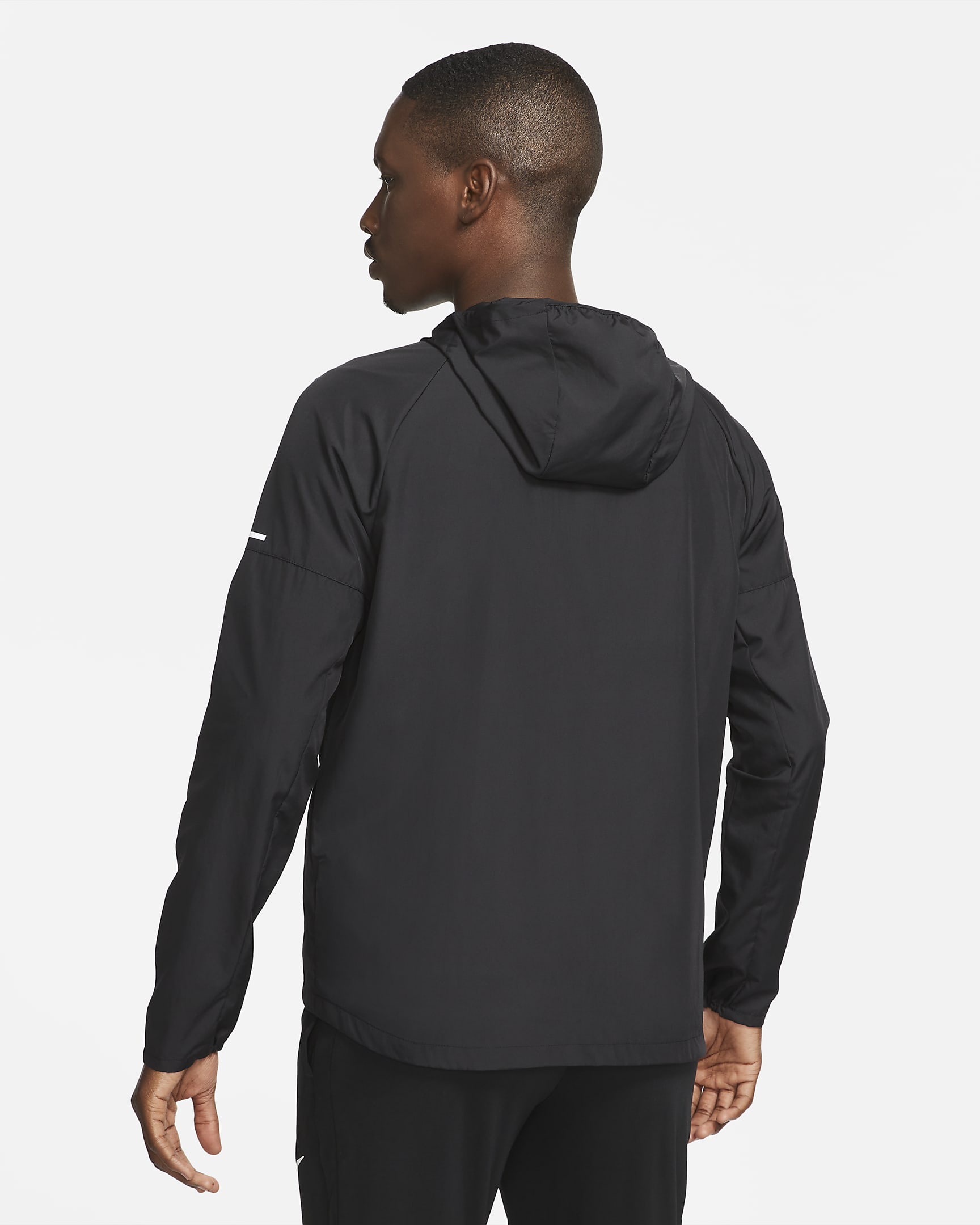 Nike Miler Men's Repel Running Jacket - Black/Black