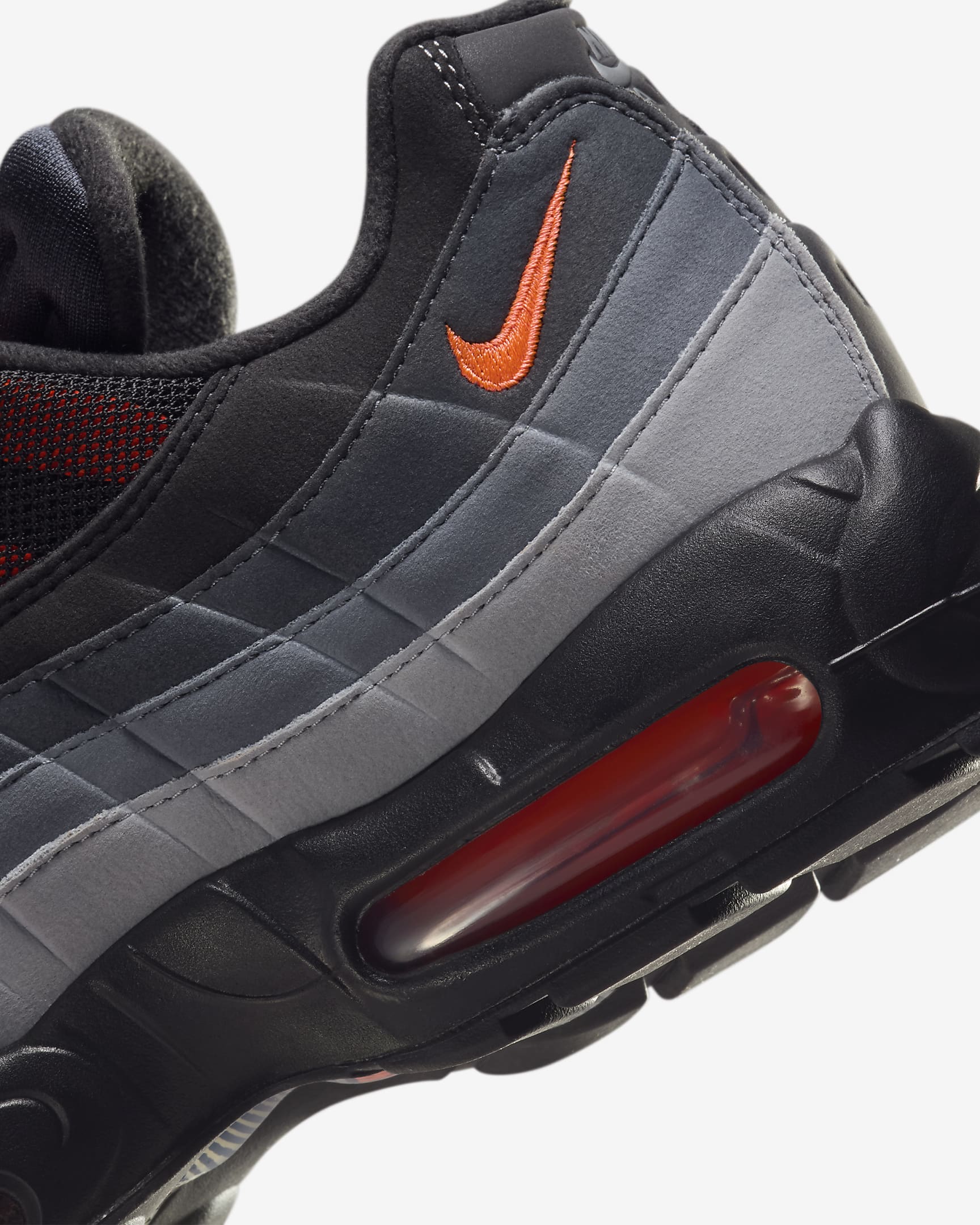 Chaussure Nike Air Max 95 pour homme - Noir/Anthracite/Smoke Grey/Hyper Crimson