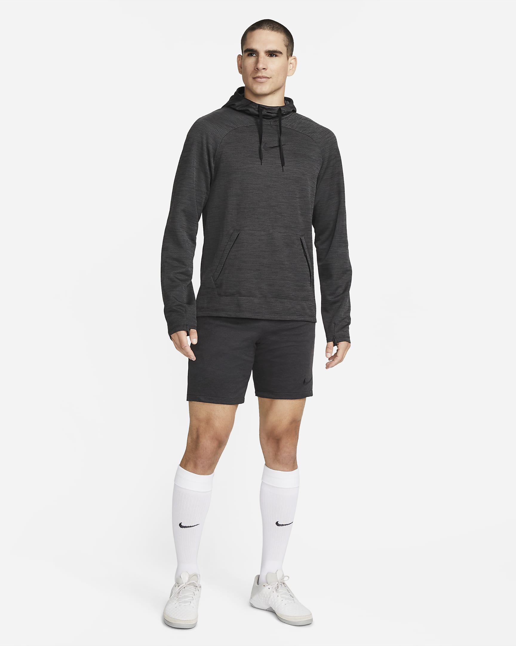 Nike Academy Men's Dri-FIT Long-Sleeve Hooded Football Top. Nike BG