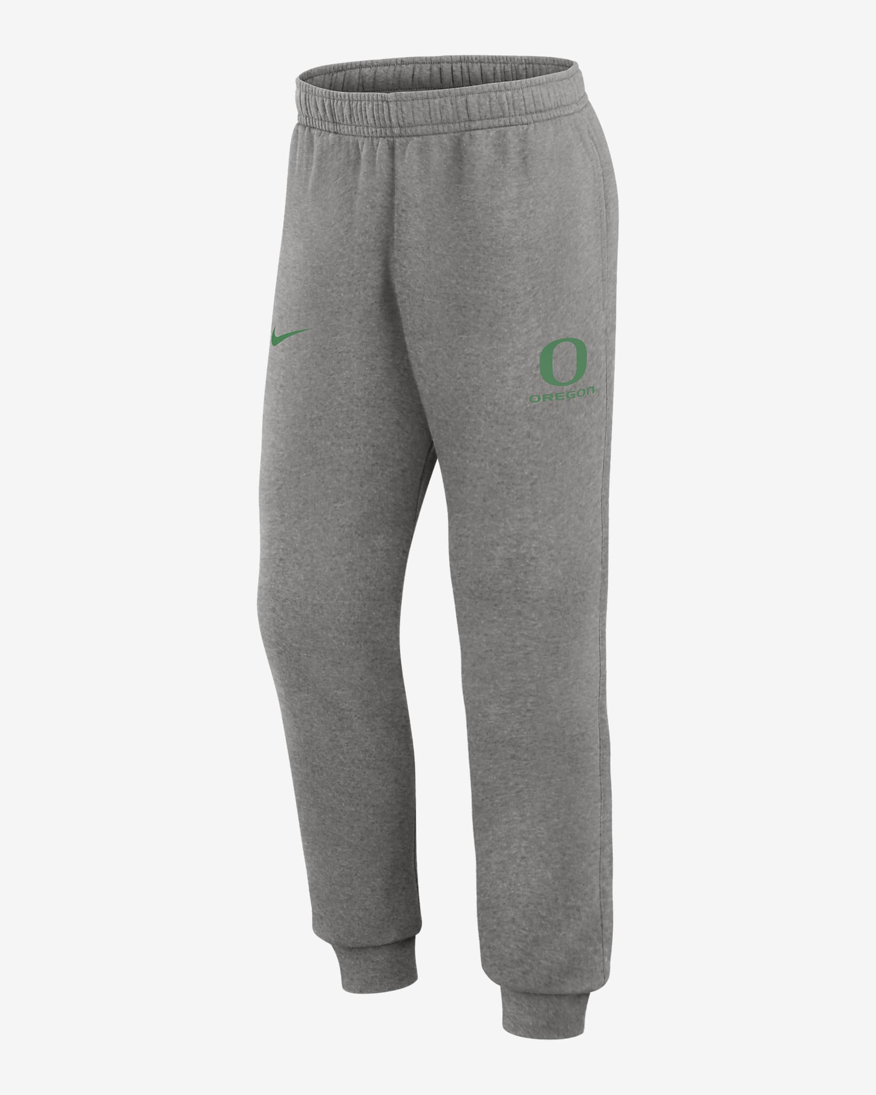 Oregon Ducks Primetime Club Men's Nike College Joggers - Grey Heather