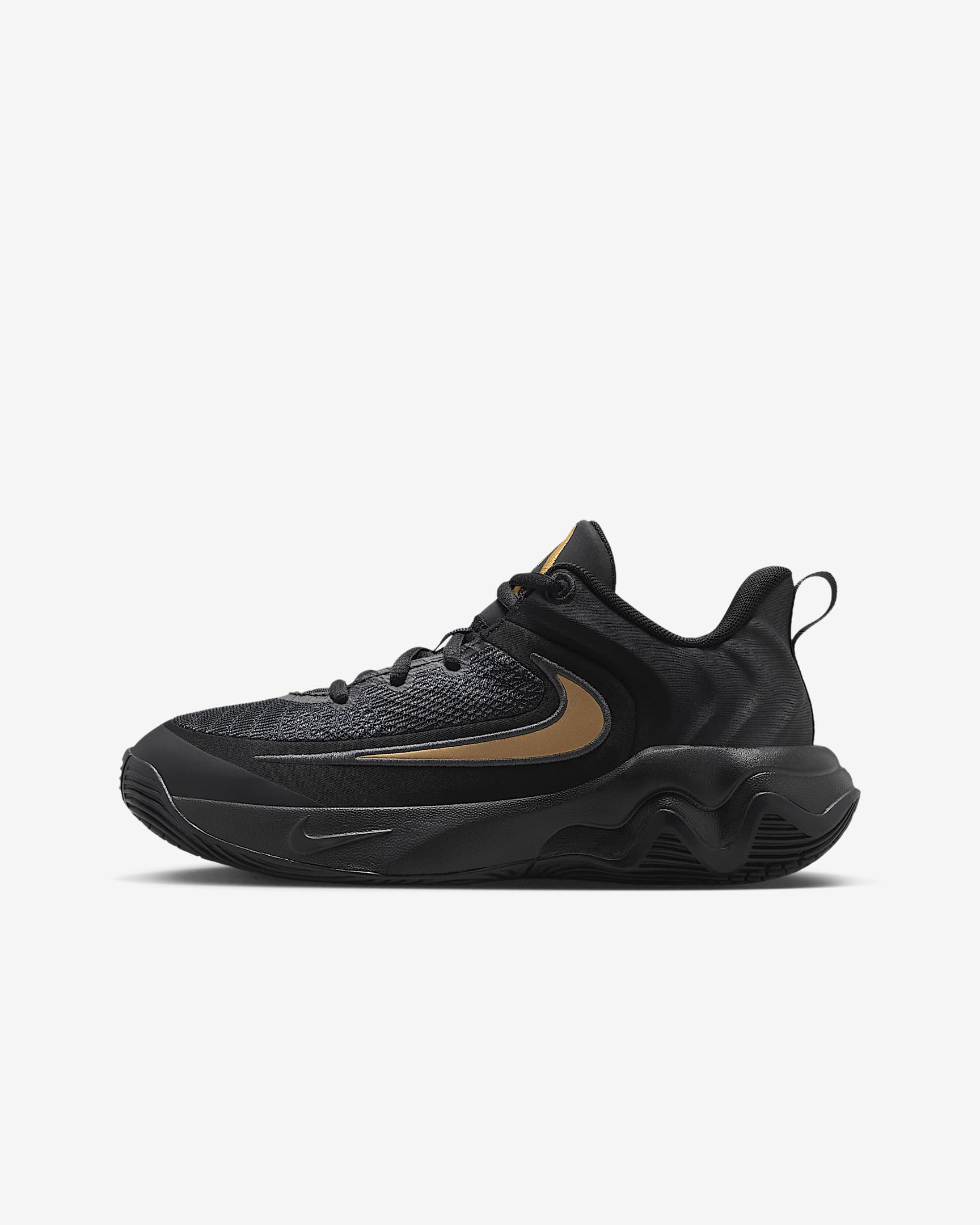 Giannis Immortality 4 Basketballschuh (ältere Kinder) - Schwarz/Metallic Gold