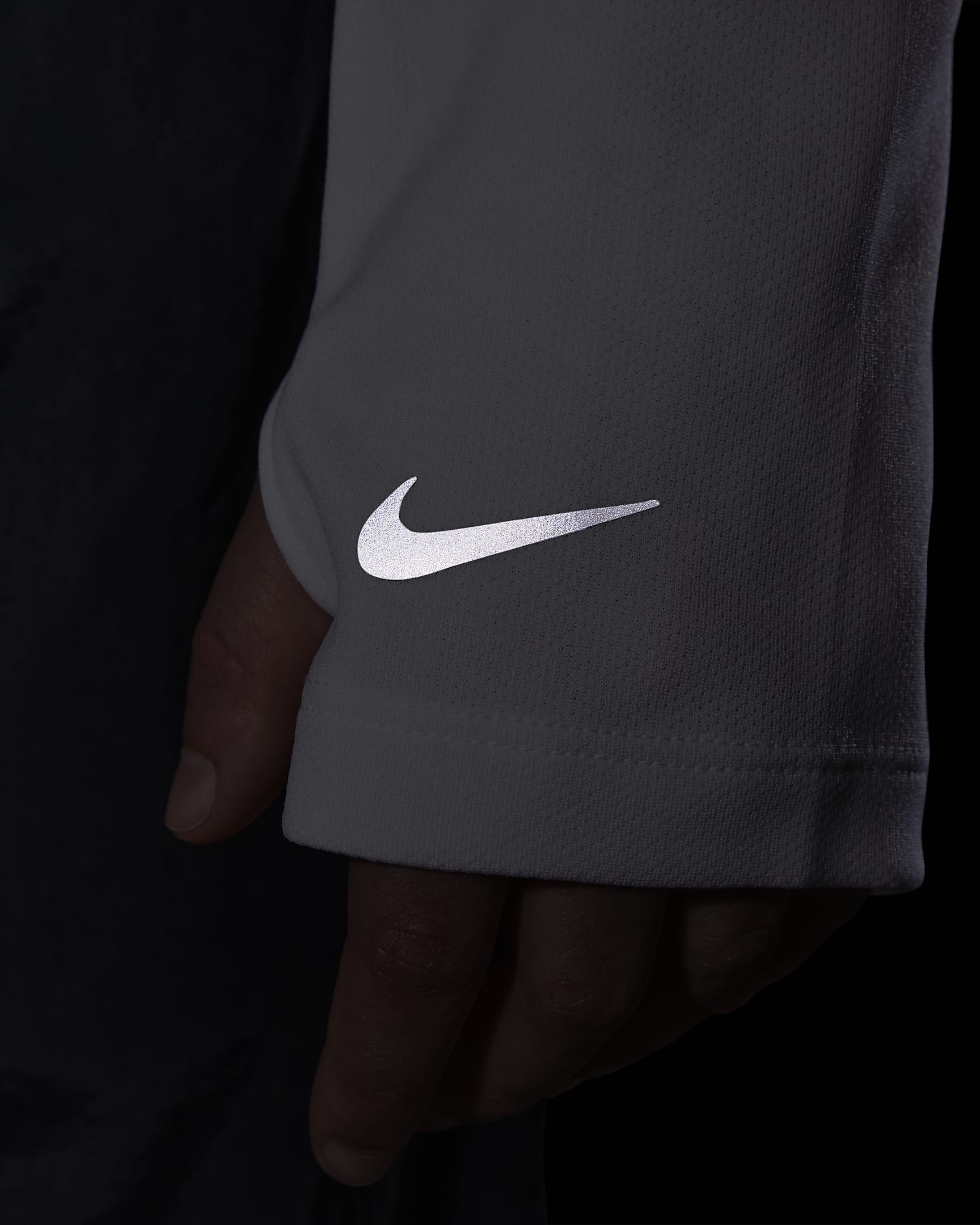 Camisola de manga comprida com fecho até meio Dri-FIT UV Nike Multi Júnior (Rapaz) - Branco