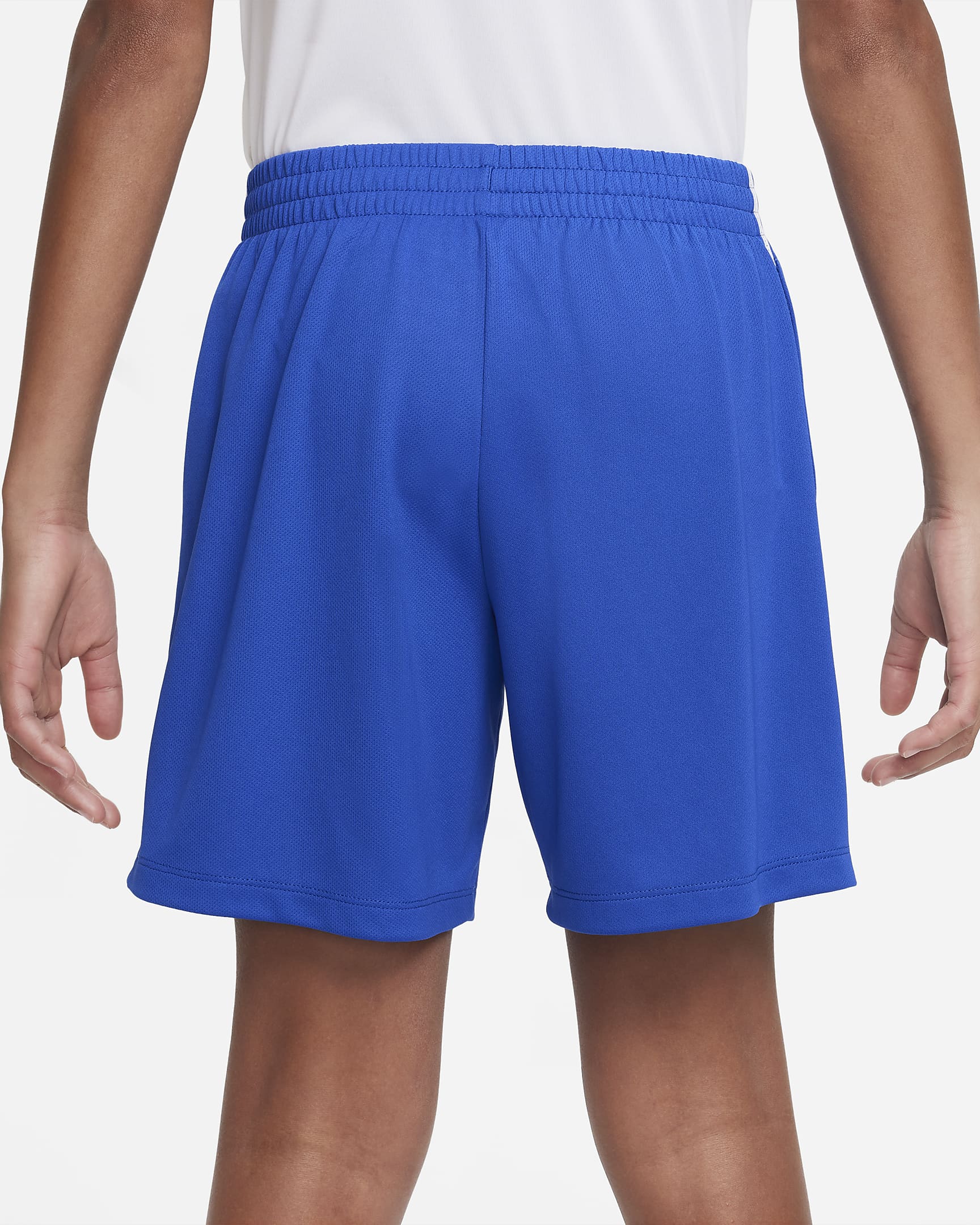 Nike Multi Big Kids' (Boys') Dri-FIT Graphic Training Shorts - Game Royal/White/White