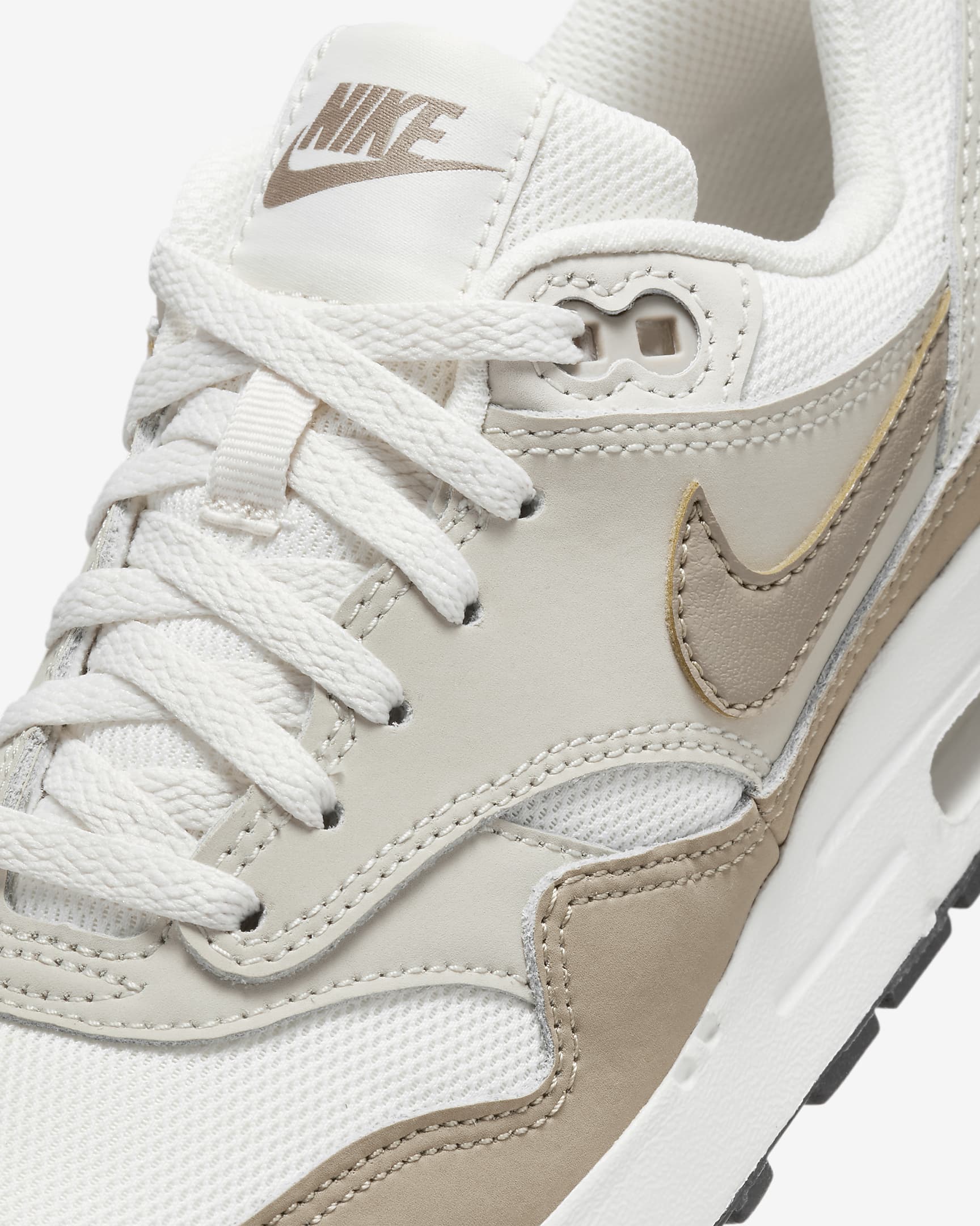 Air Max 1 kinderschoenen - Phantom/Light Orewood Brown/Zwart/Khaki