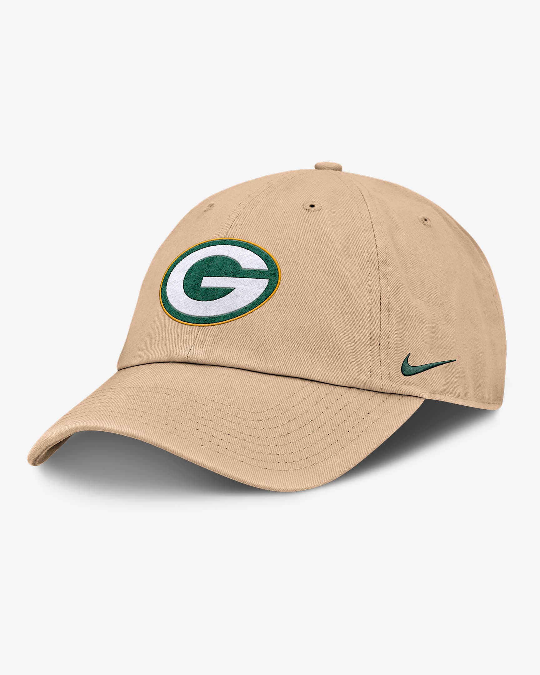 Green Bay Packers Club Men's Nike NFL Adjustable Hat - Desert