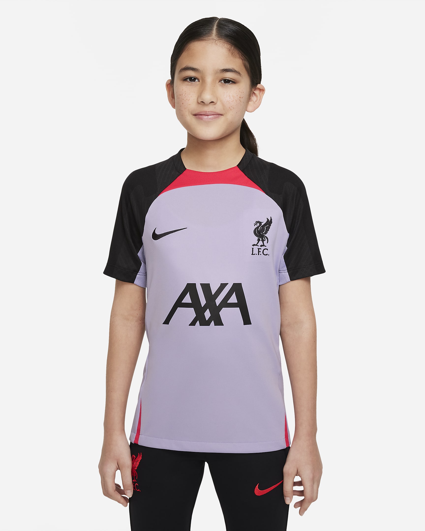 Liverpool F.C. Strike Older Kids' Nike Dri-FIT Short-Sleeve Football ...