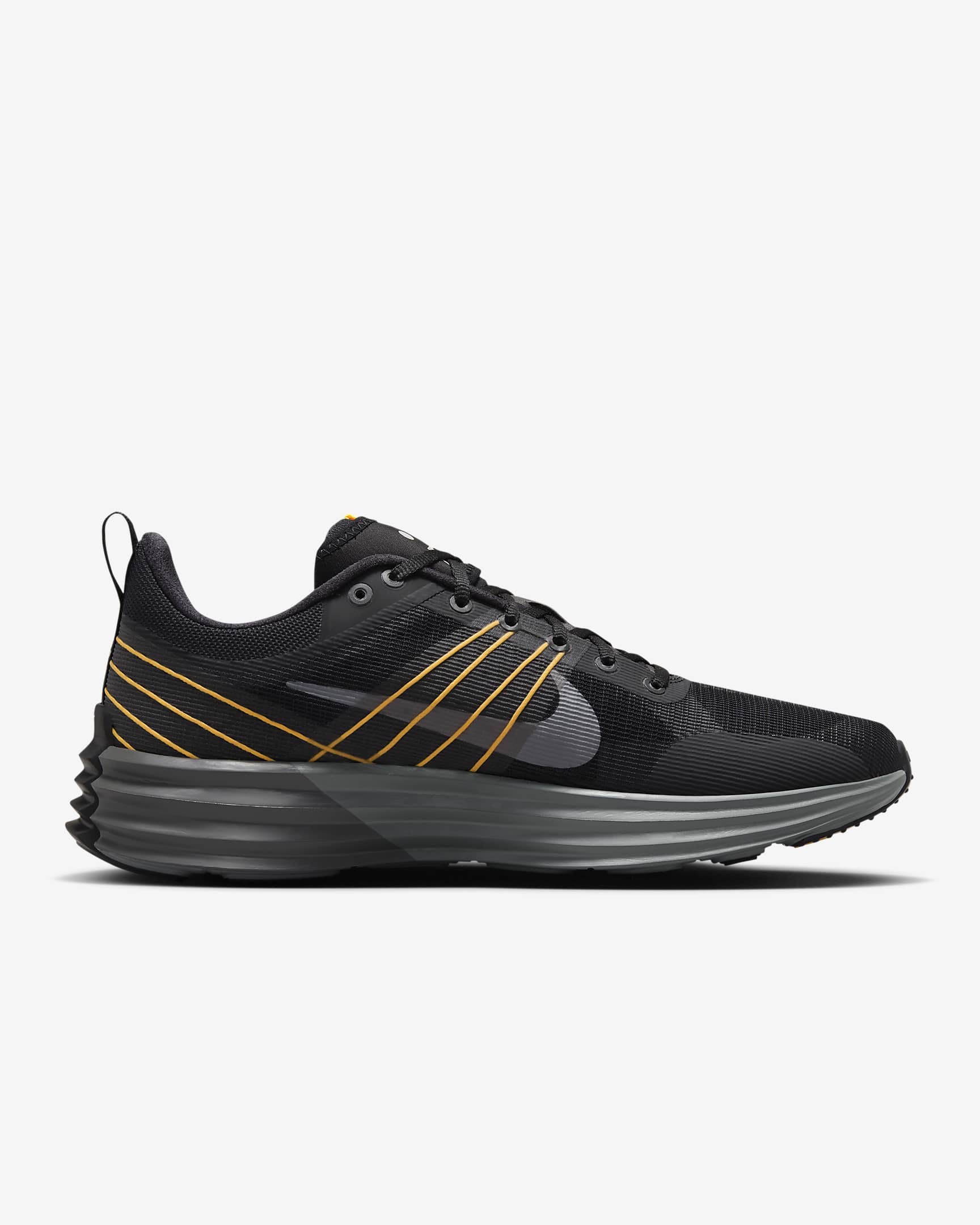 Nike Lunar Roam Men's Shoes - Black/Smoke Grey/Laser Orange/Iron Grey