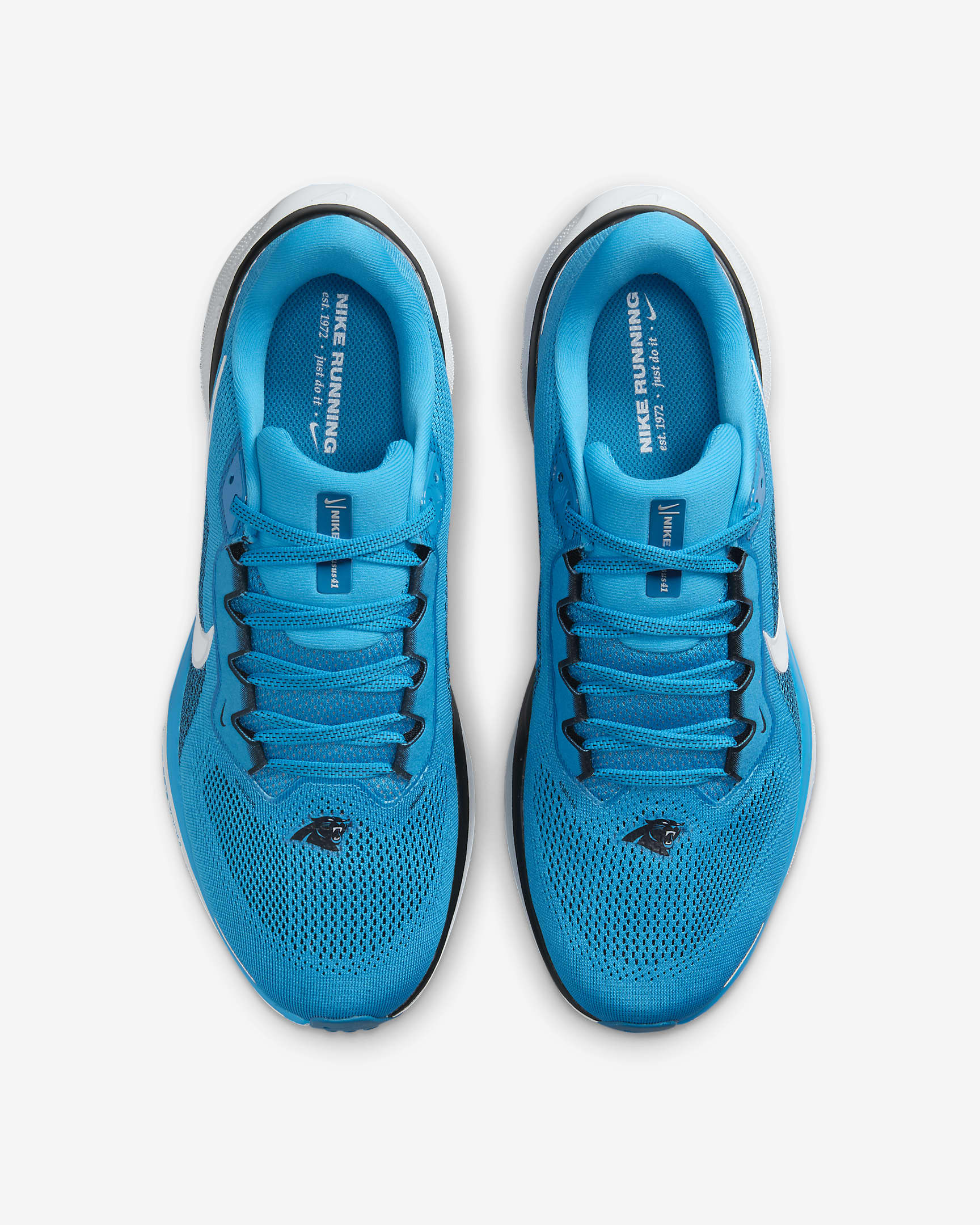 Tenis de correr en pavimento para hombre Nike Pegasus 41 NFL Carolina Panthers - Azul Neptuno/Blanco/Negro/Blanco