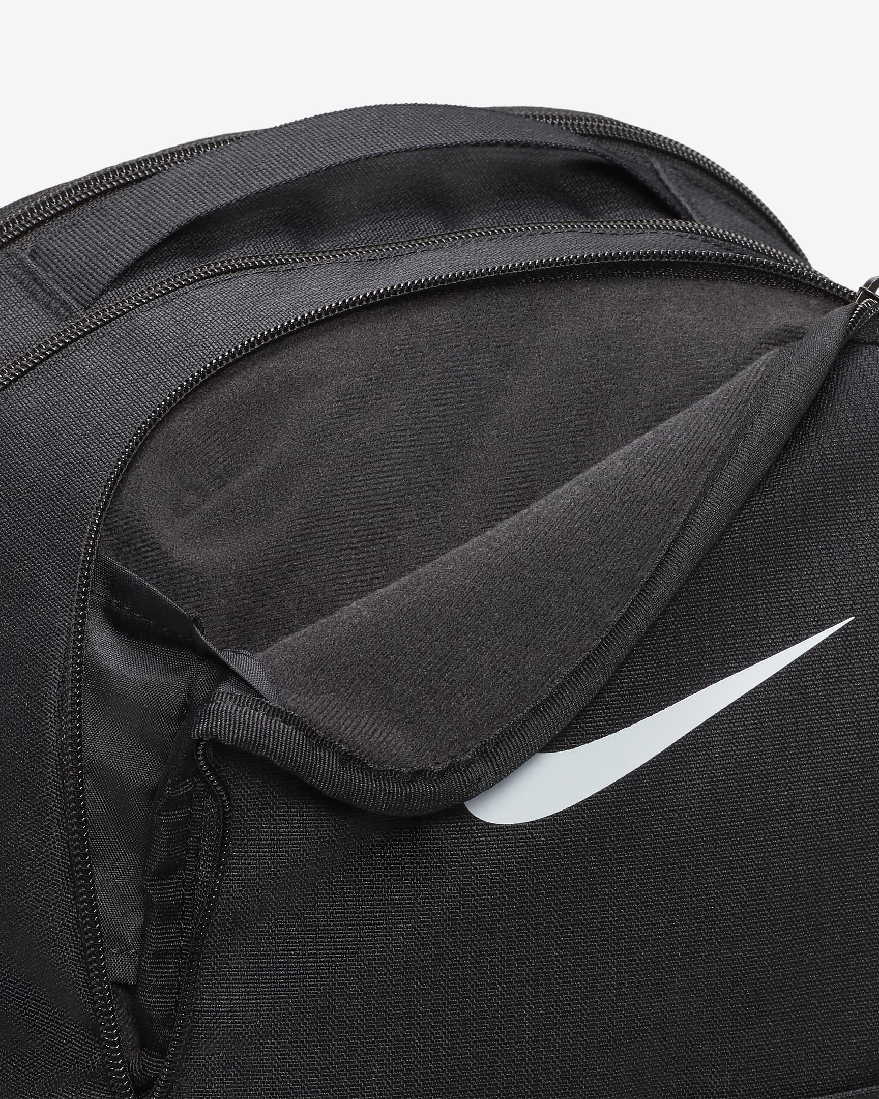 Nike Brasilia 9.5 Training Backpack (Medium, 24L) - Black/Black/White