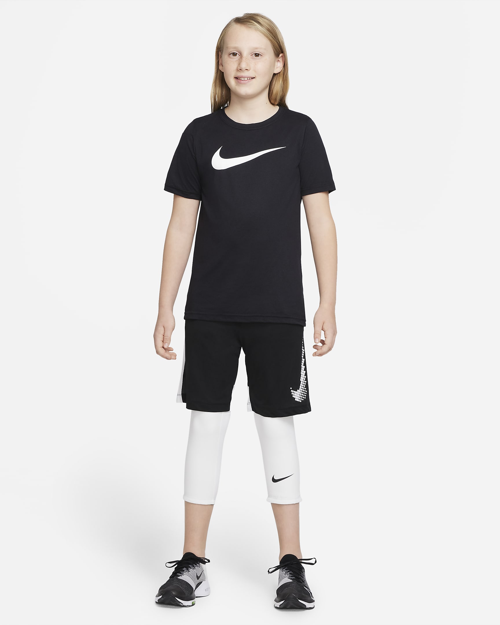 Mallas de 3/4 para niño talla grande Nike Pro Dri-FIT. Nike.com