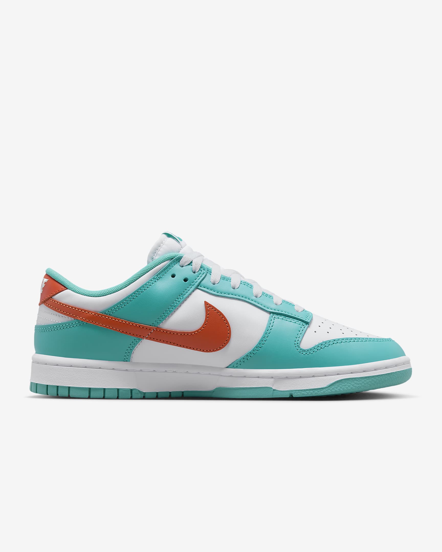 Nike Dunk Low Retro Men's Shoes - White/Dusty Cactus/Cosmic Clay