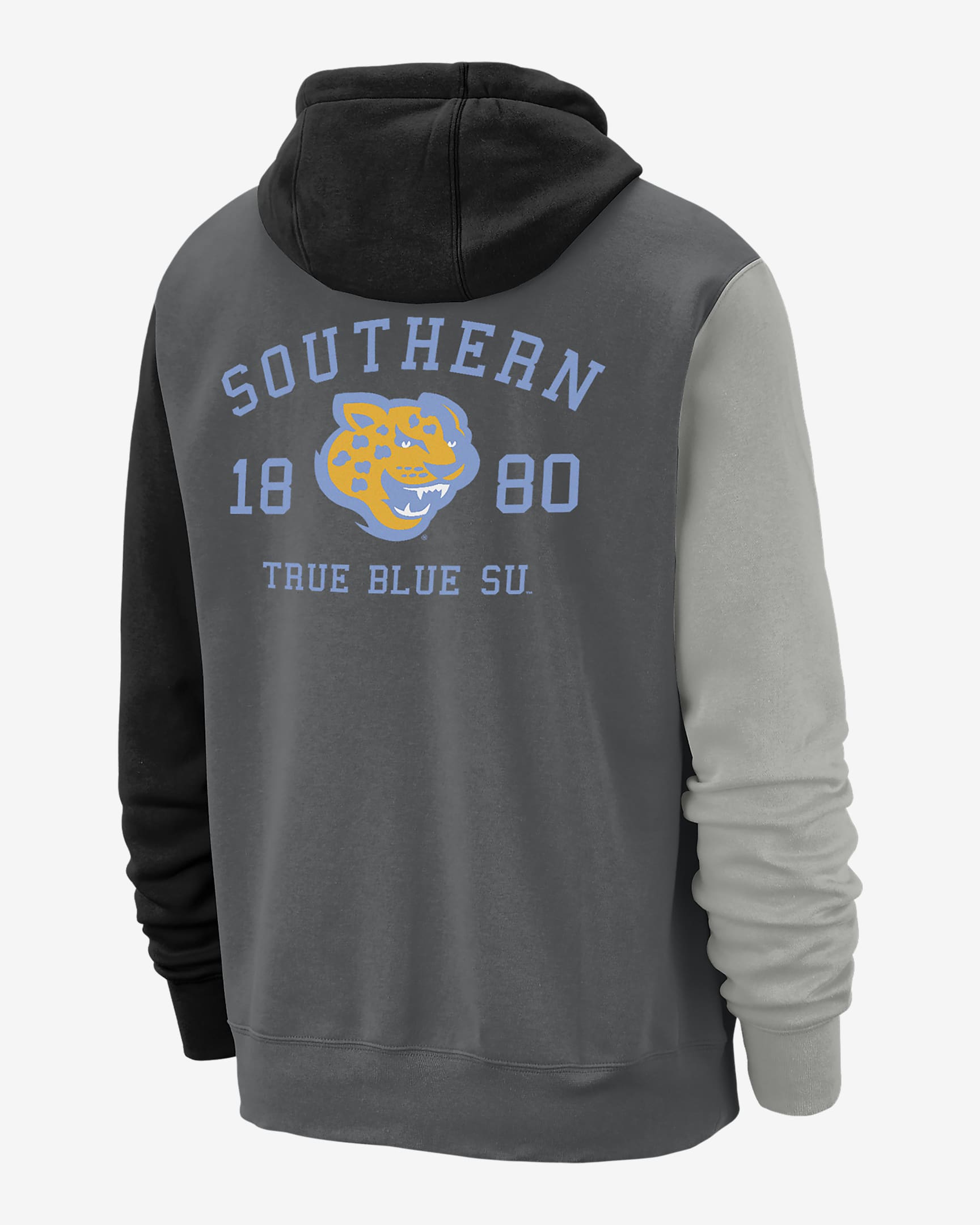 Southern Club Fleece Men's Nike College Hoodie - Iron/Black/Pewter