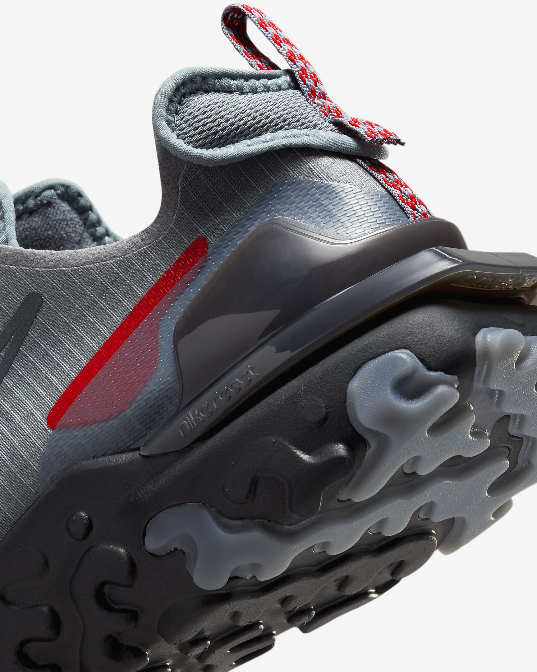 Chaussure Nike React Vision pour homme - Cool Grey/University Red/Anthracite