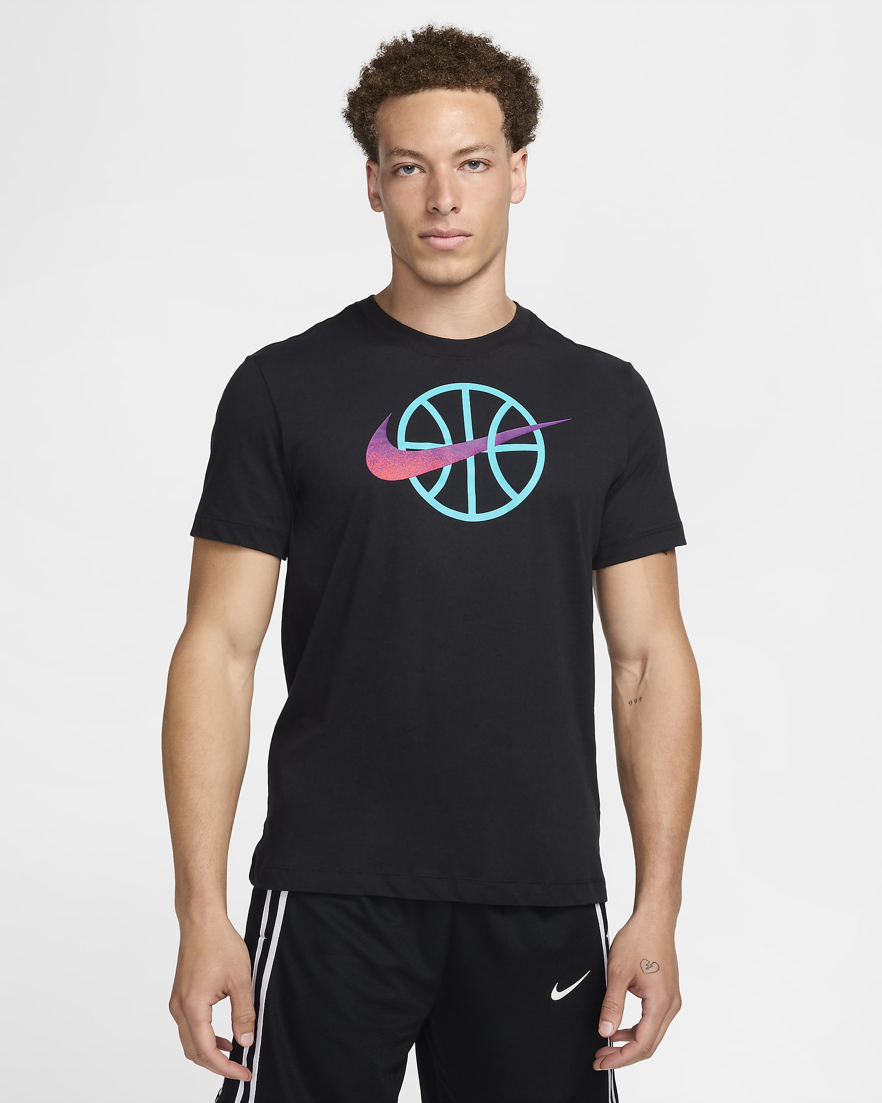 Nike Men's Dri-FIT Basketball T-Shirt - Black