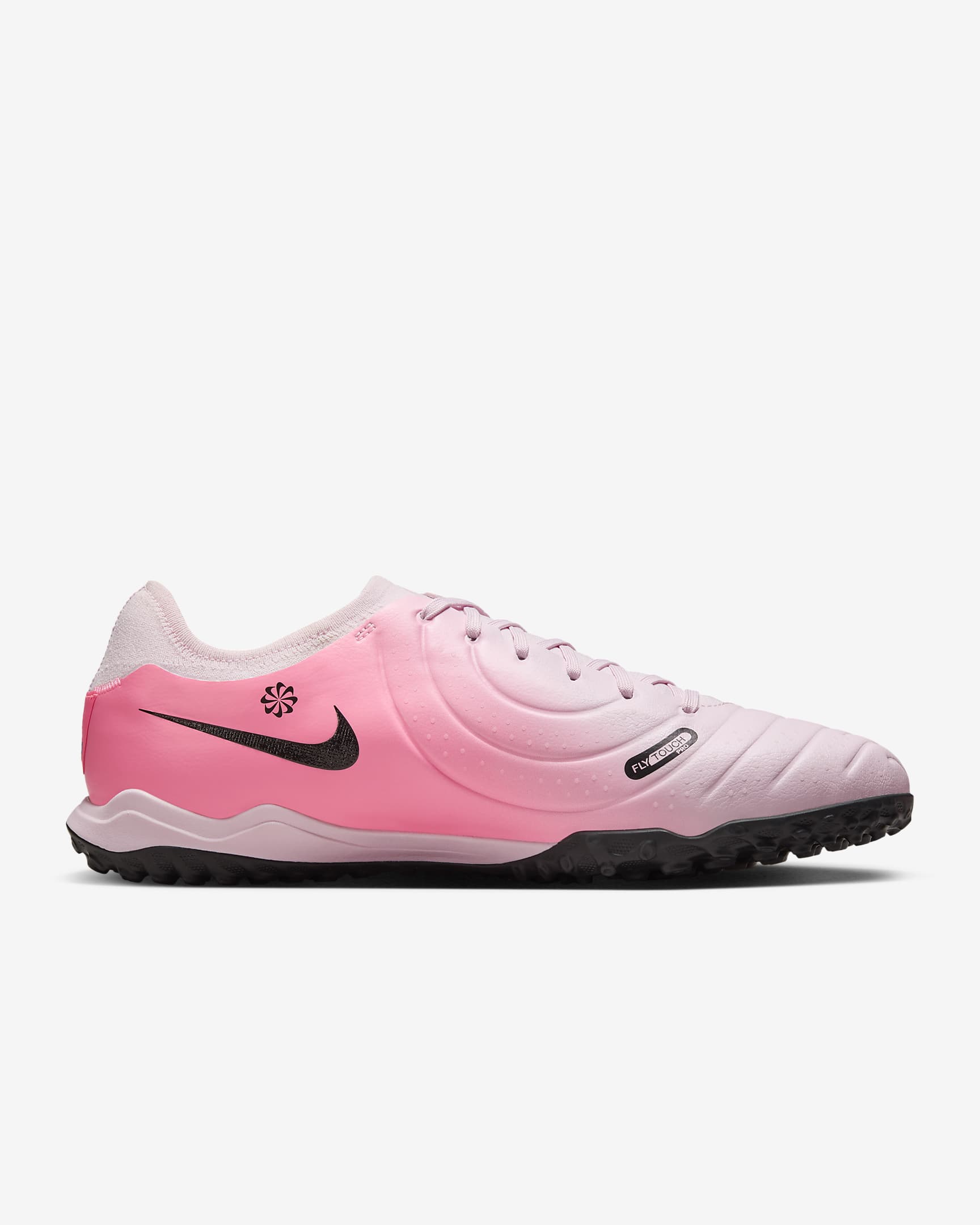 Nike Tiempo Legend 10 Pro TF Low-Top Soccer Shoes - Pink Foam/Black