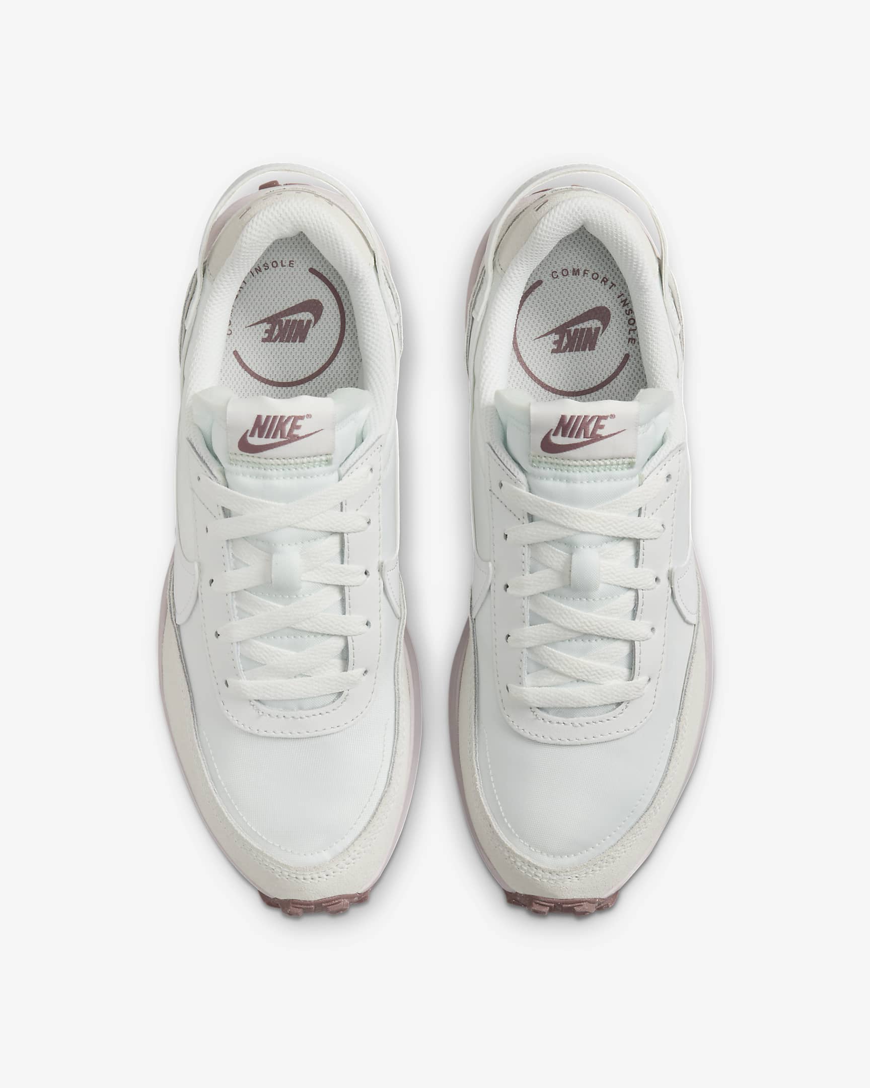 Tenis para mujer Nike Waffle Debut - Blanco cumbre/Malva humeante/Violeta platino/Blanco cumbre