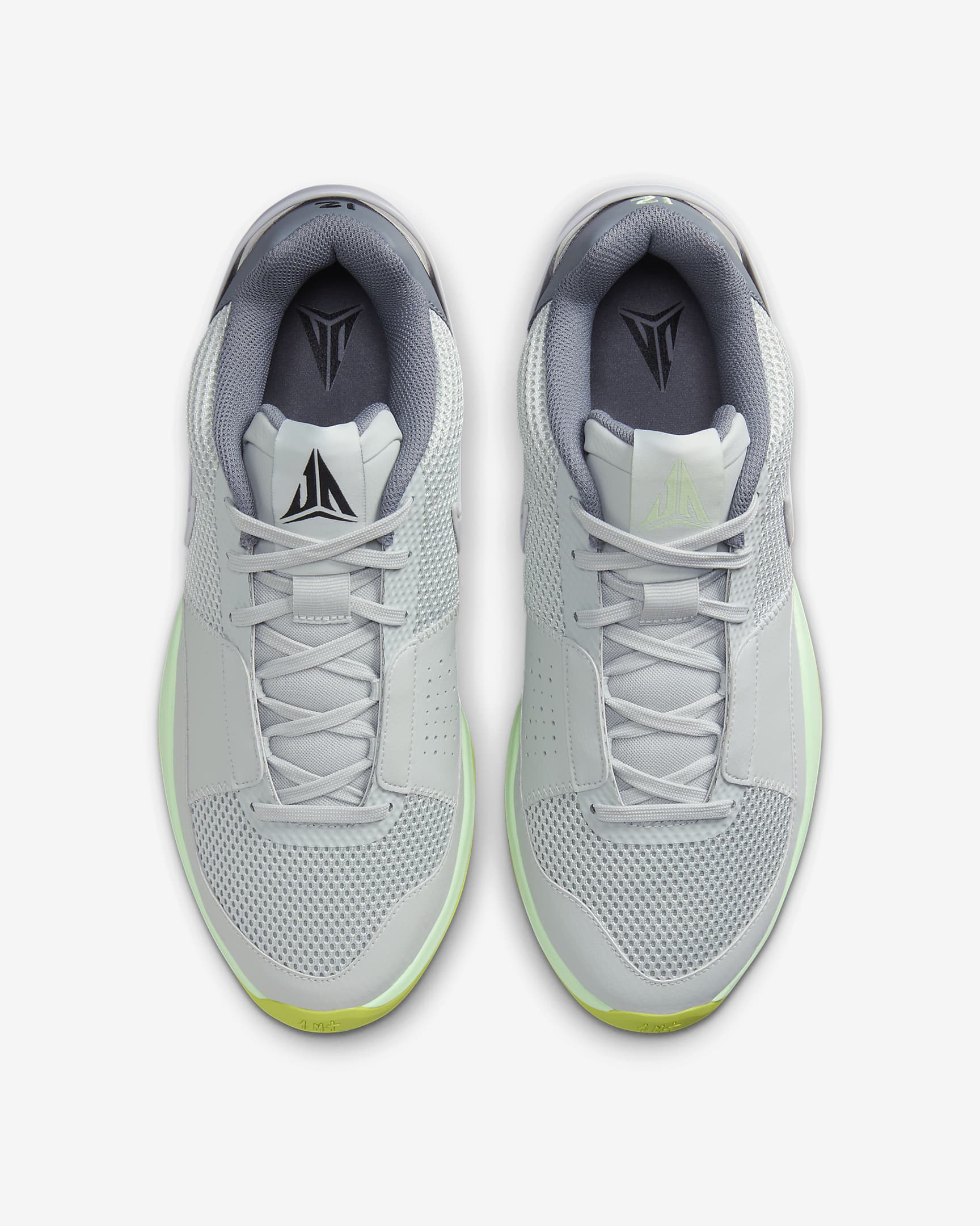 JA 1 EP Basketball Shoes - Light Silver/Cyber/Cool Grey/Granite