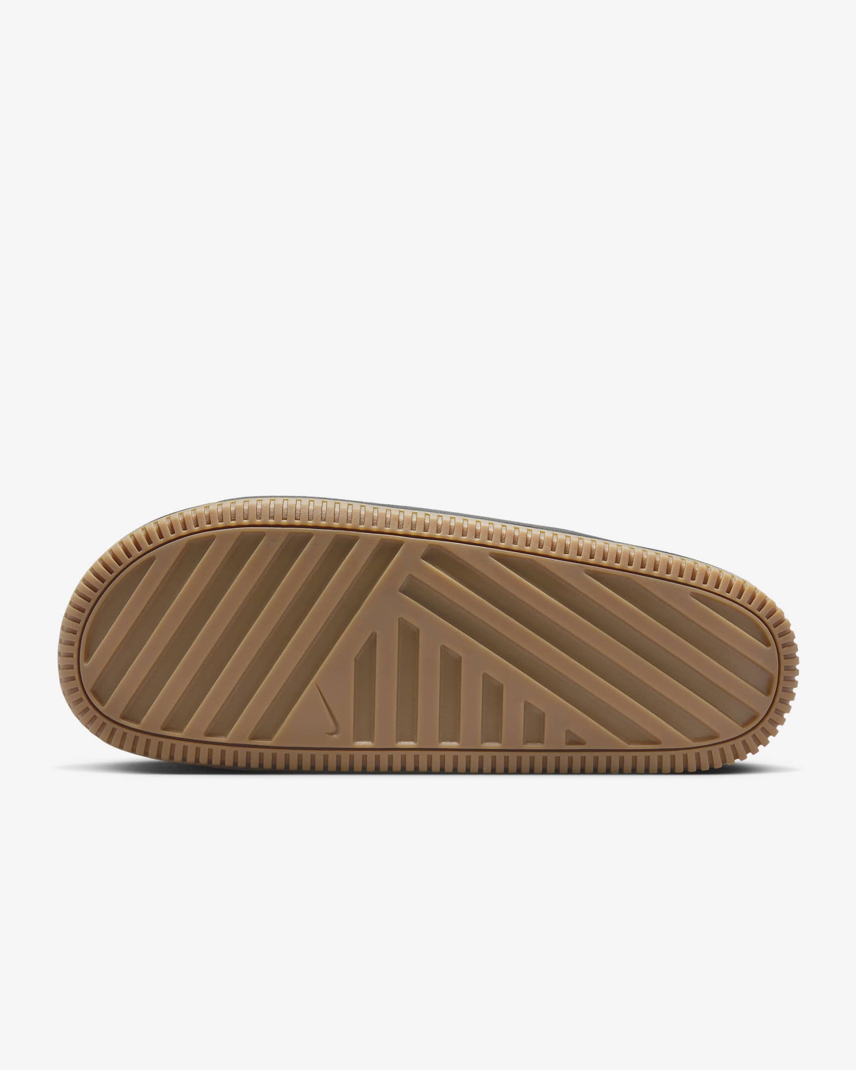 Nike Calm-badesandaler til mænd - sort/Gum Medium Brown/sort