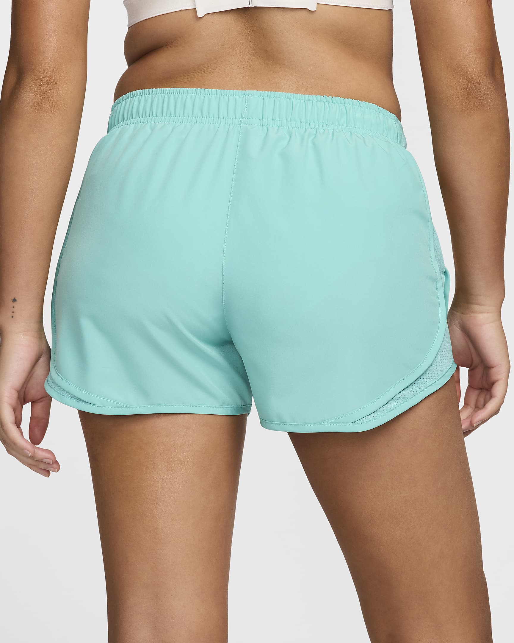 Nike Tempo Women's Brief-Lined Running Shorts - Green Frost/Green Frost/Wolf Grey