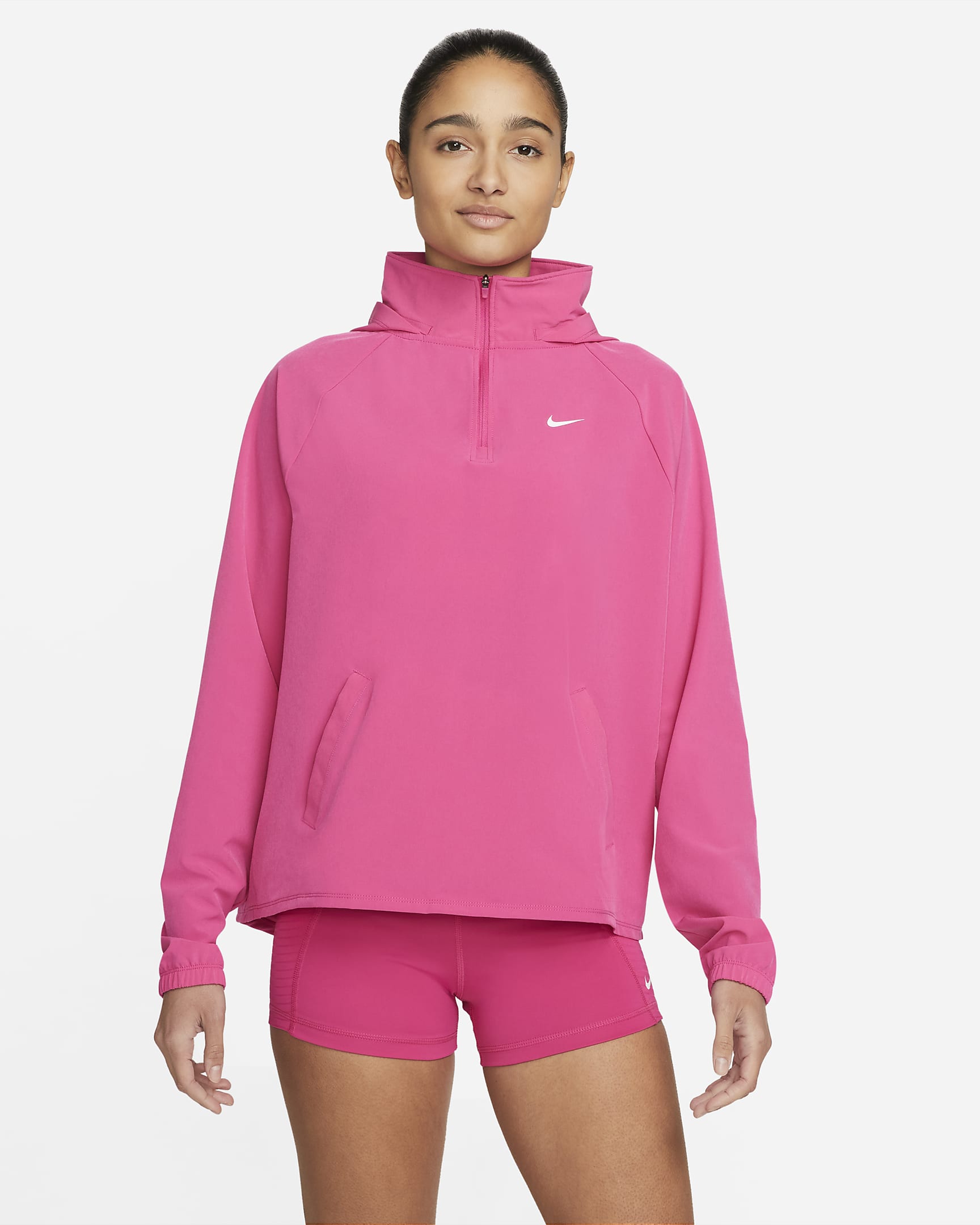 Nike Pro Dri-FIT Women's 1/4-Zip Packable Training Cover-Up. Nike NL