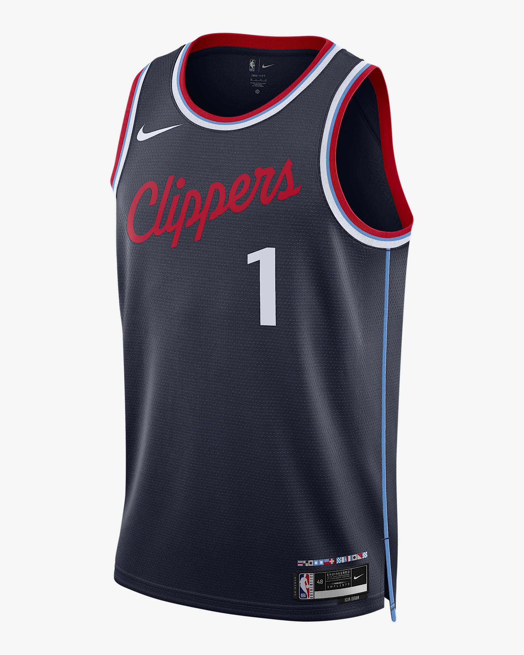 James Harden LA Clippers 2024/25 Swingman Icon Edition Men's Nike Dri-FIT NBA Jersey - College Navy