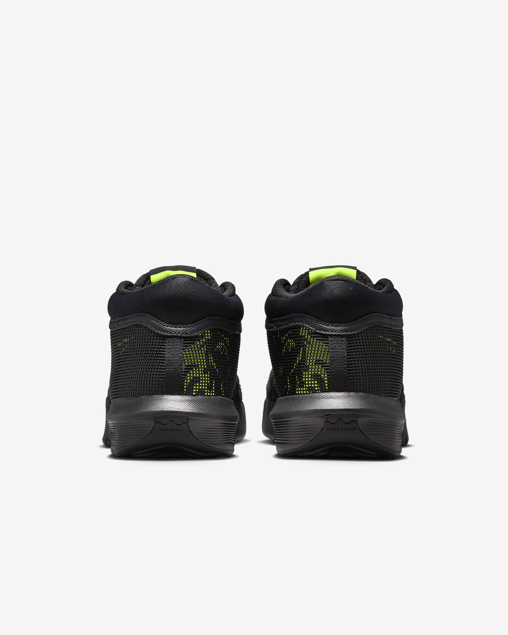 Calzado de básquetbol LeBron Witness 8 - Negro/Volt/Blanco