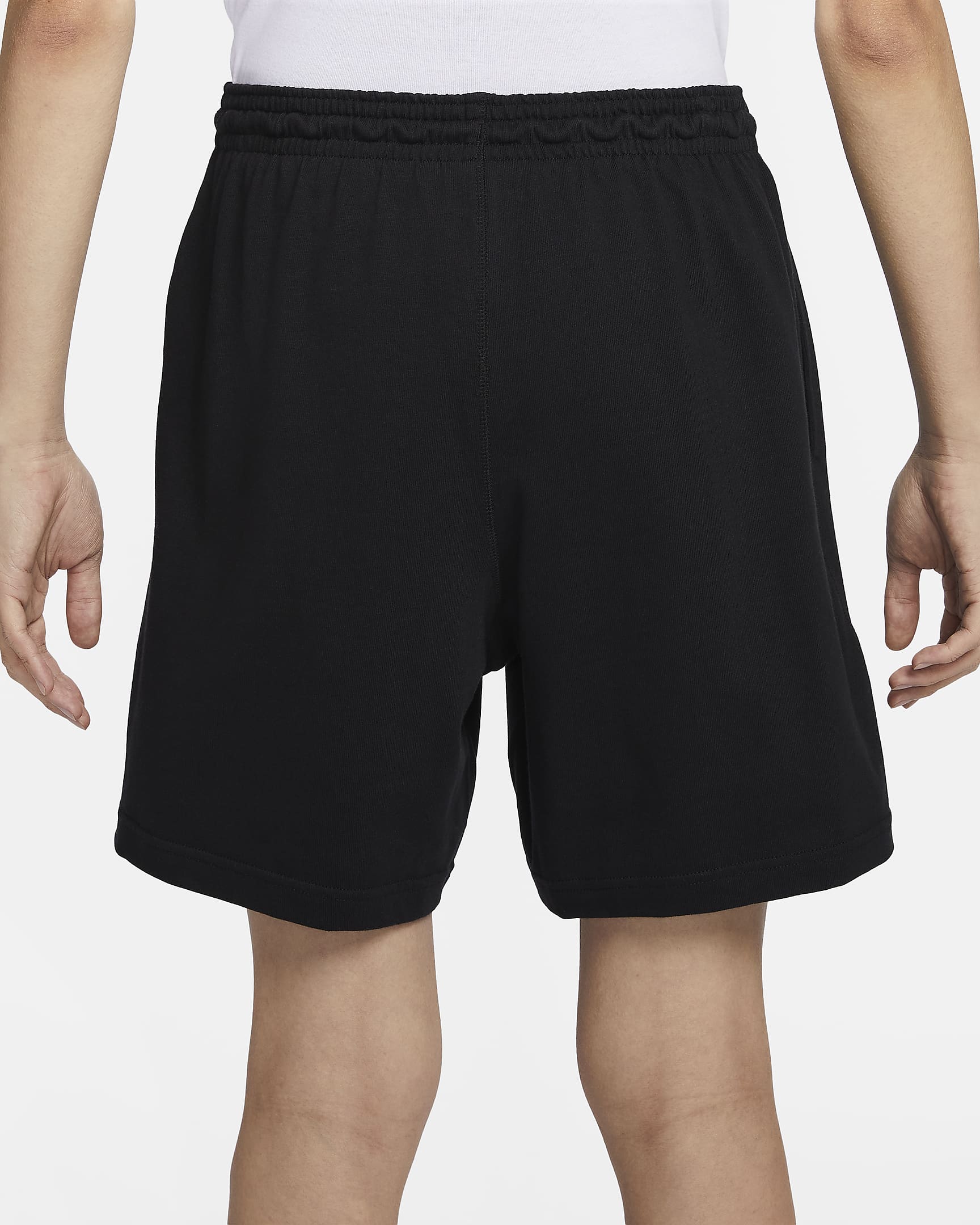 Nike Club Men's Knit Shorts - Black/White