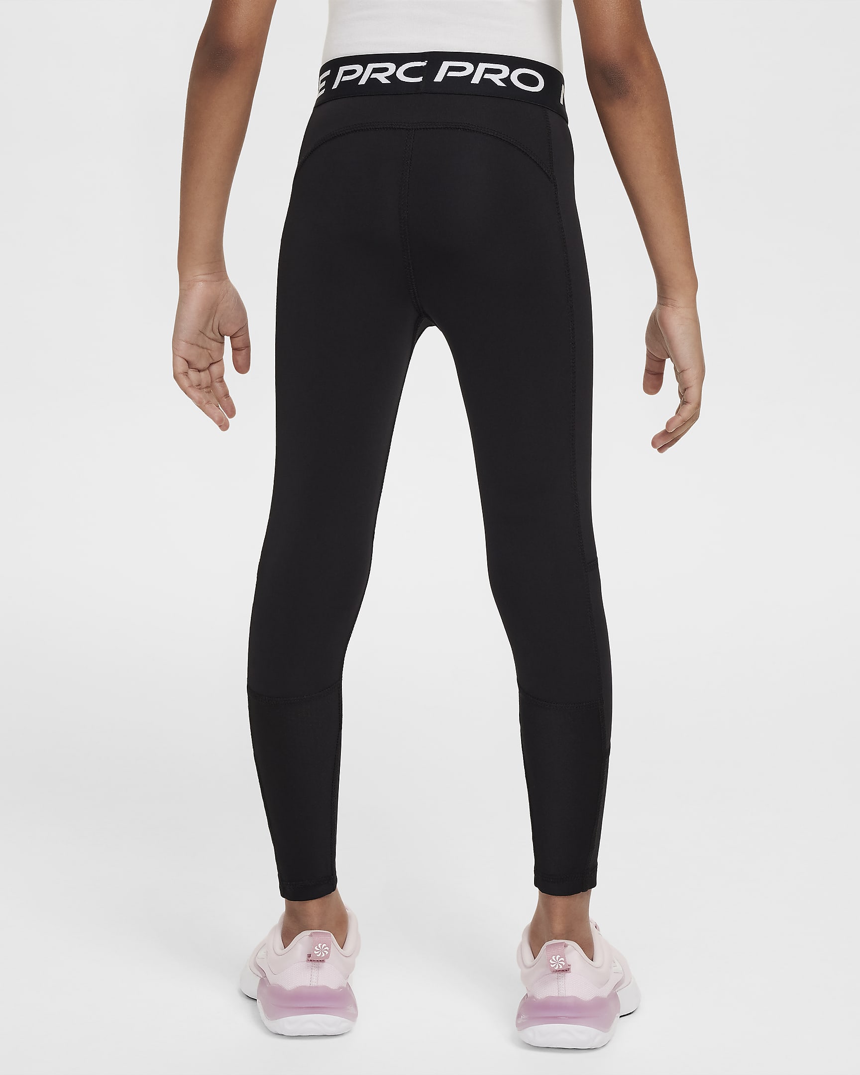 Leggings para niños talla pequeña Nike Dri-FIT Pro - Negro